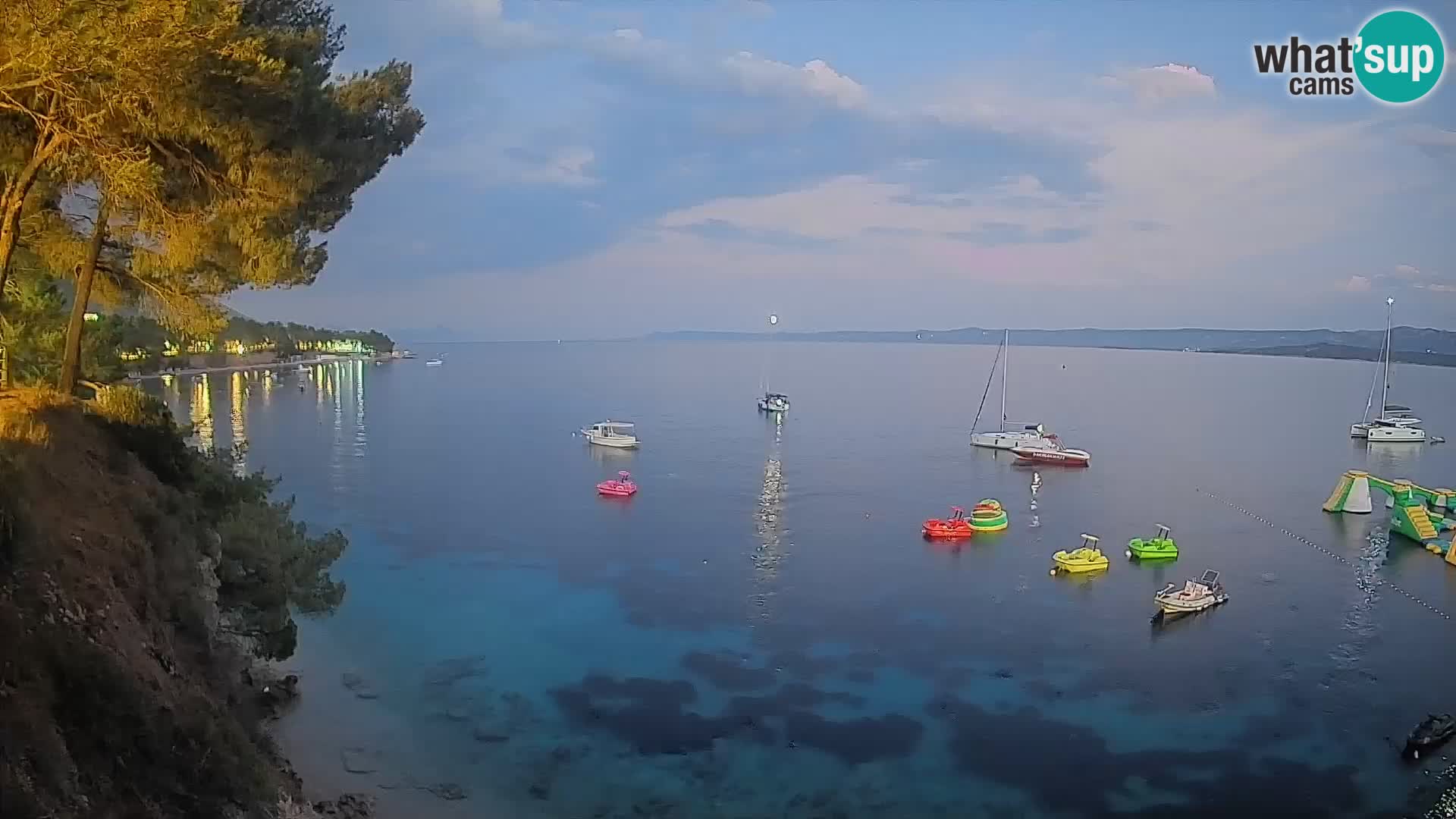 Webcam Playa Potočine Bol – Vista en vivo de Borak Beach, Isla de Brač