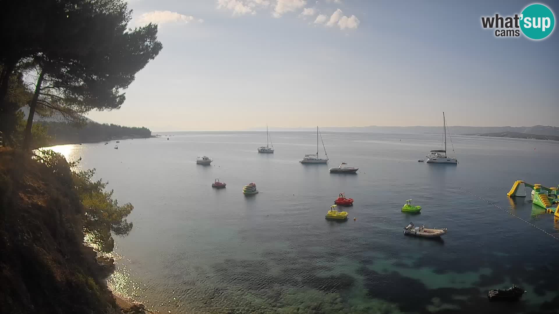 Webcam Strand Potočine Bol – Liveblick auf Borak Beach, Insel Brač
