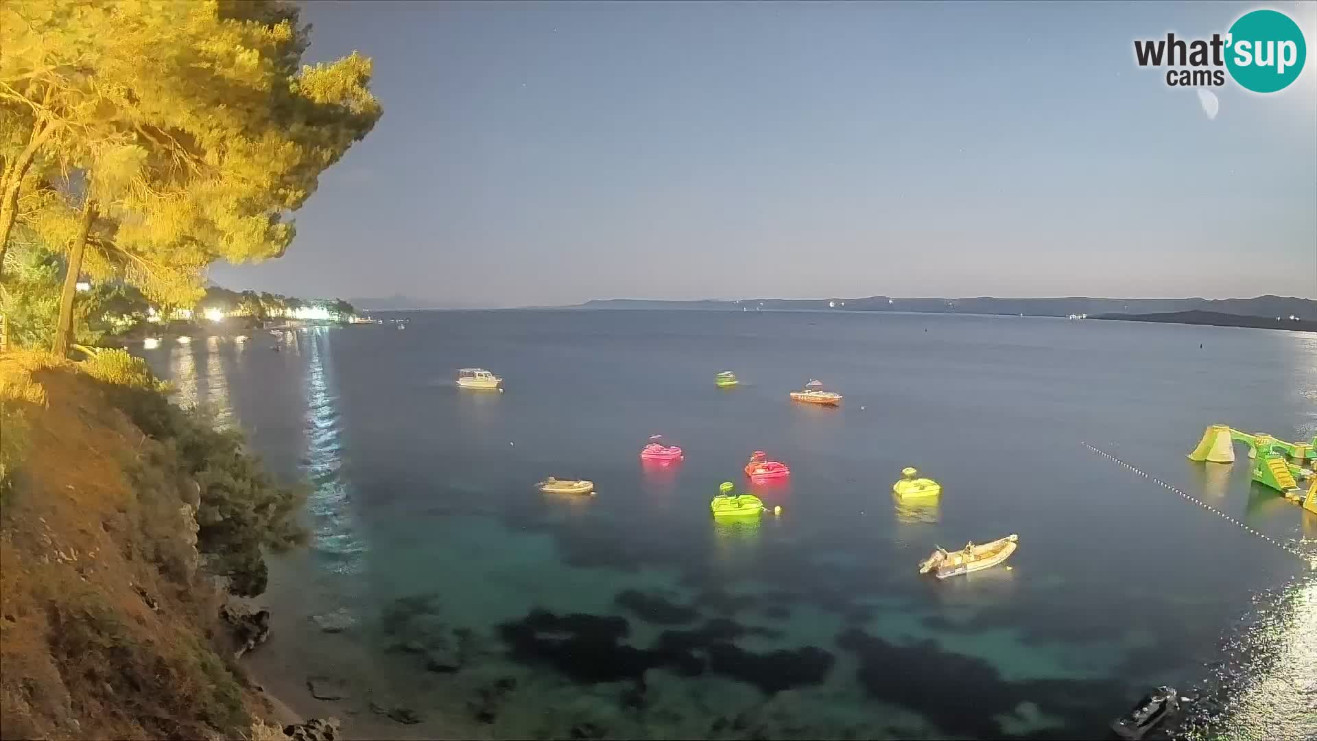 Webcam Potočine Beach Bol – Live View of Borak Beach, Brač Island