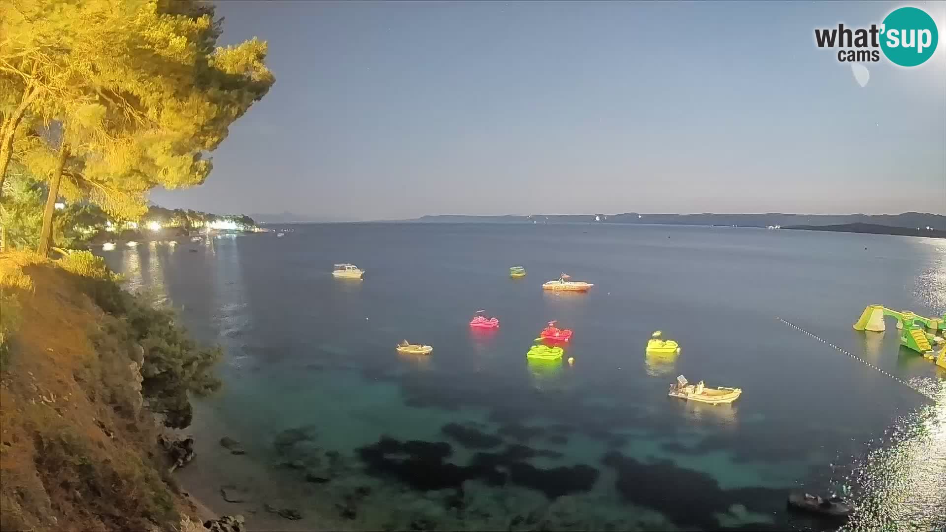 Webcam Potočine Beach Bol – Live View of Borak Beach, Brač Island