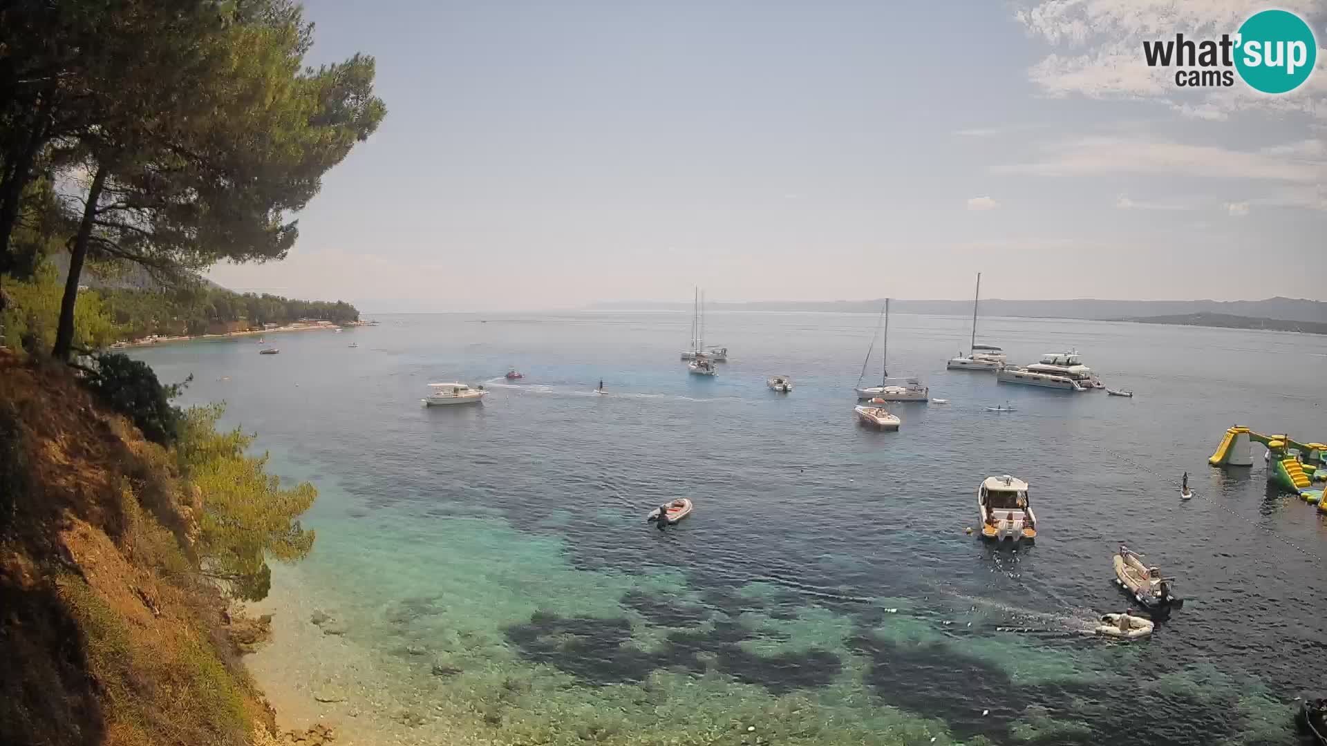 Webcam Potočine Beach Bol – Live View of Borak Beach, Brač Island