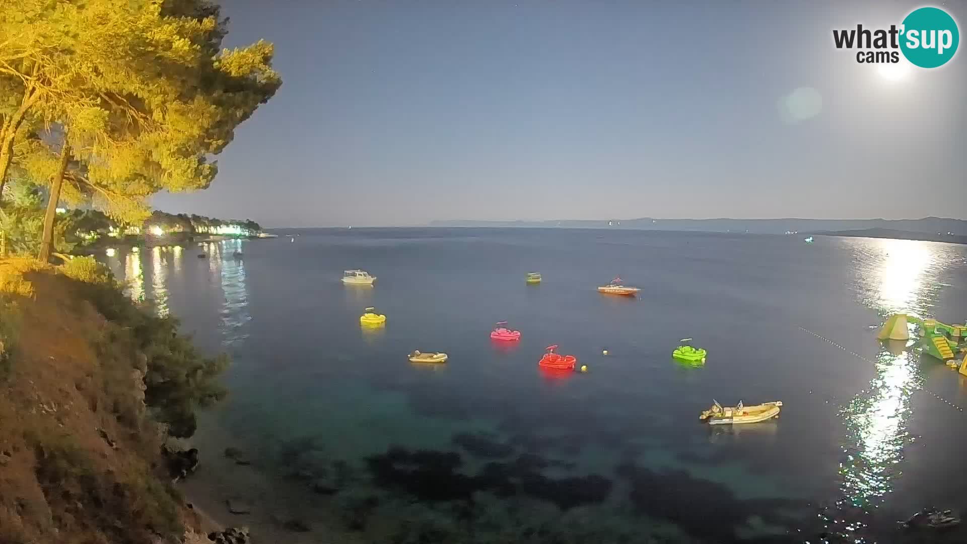 Webcam plage Potočine Bol – Vue en direct sur Borak Beach, île de Brač