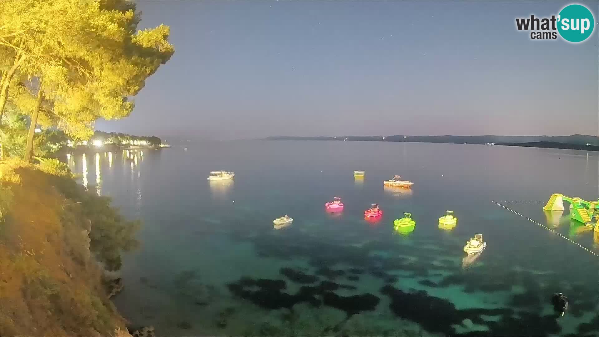 Webcam Playa Potočine Bol – Vista en vivo de Borak Beach, Isla de Brač