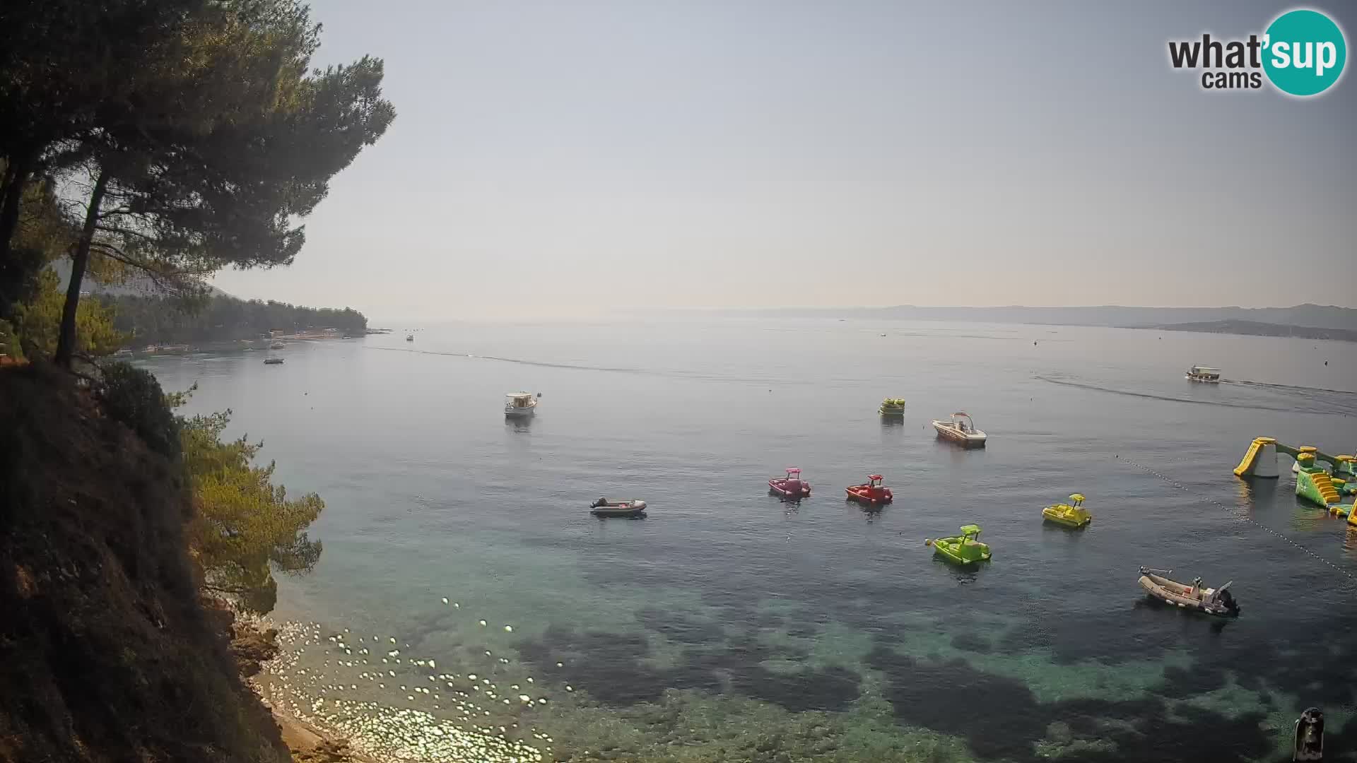 Webcam Strand Potočine Bol – Liveblick auf Borak Beach, Insel Brač