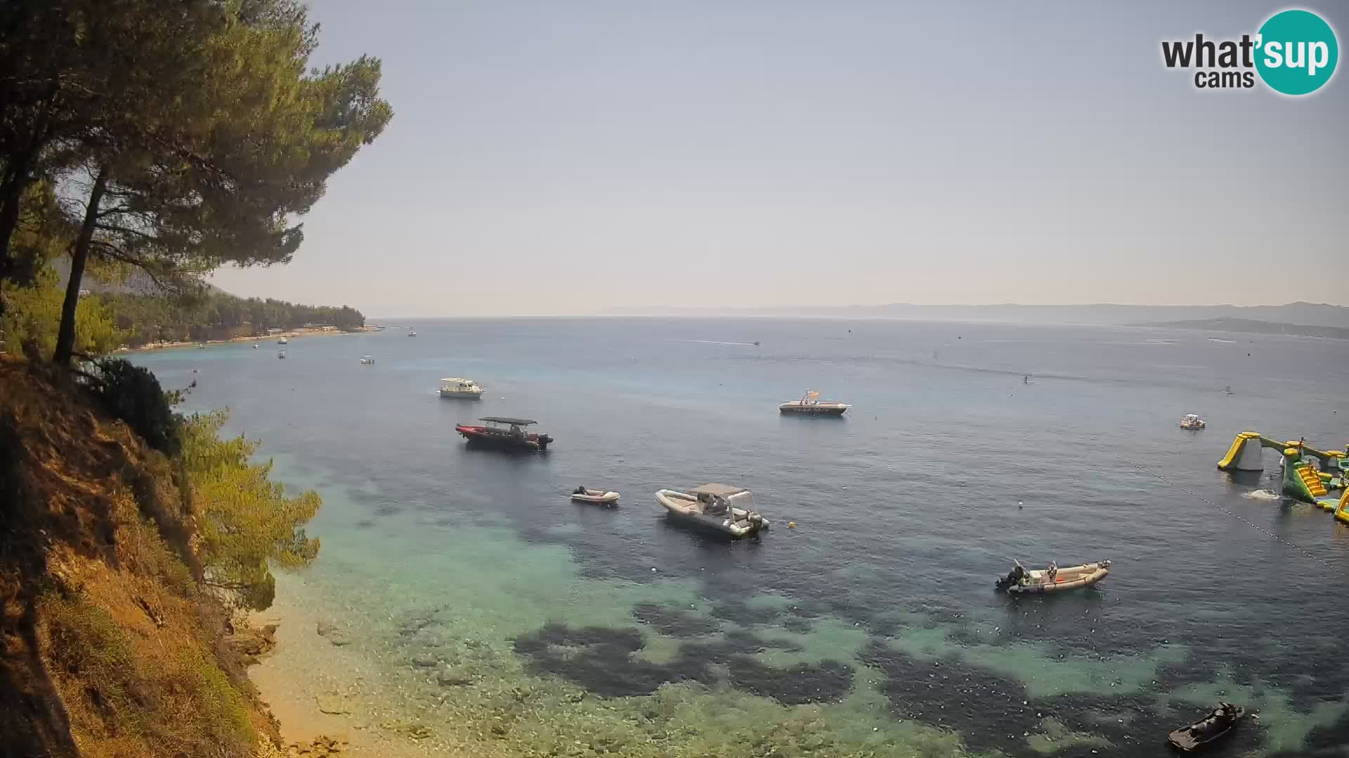 Webcam Playa Potočine Bol – Vista en vivo de Borak Beach, Isla de Brač