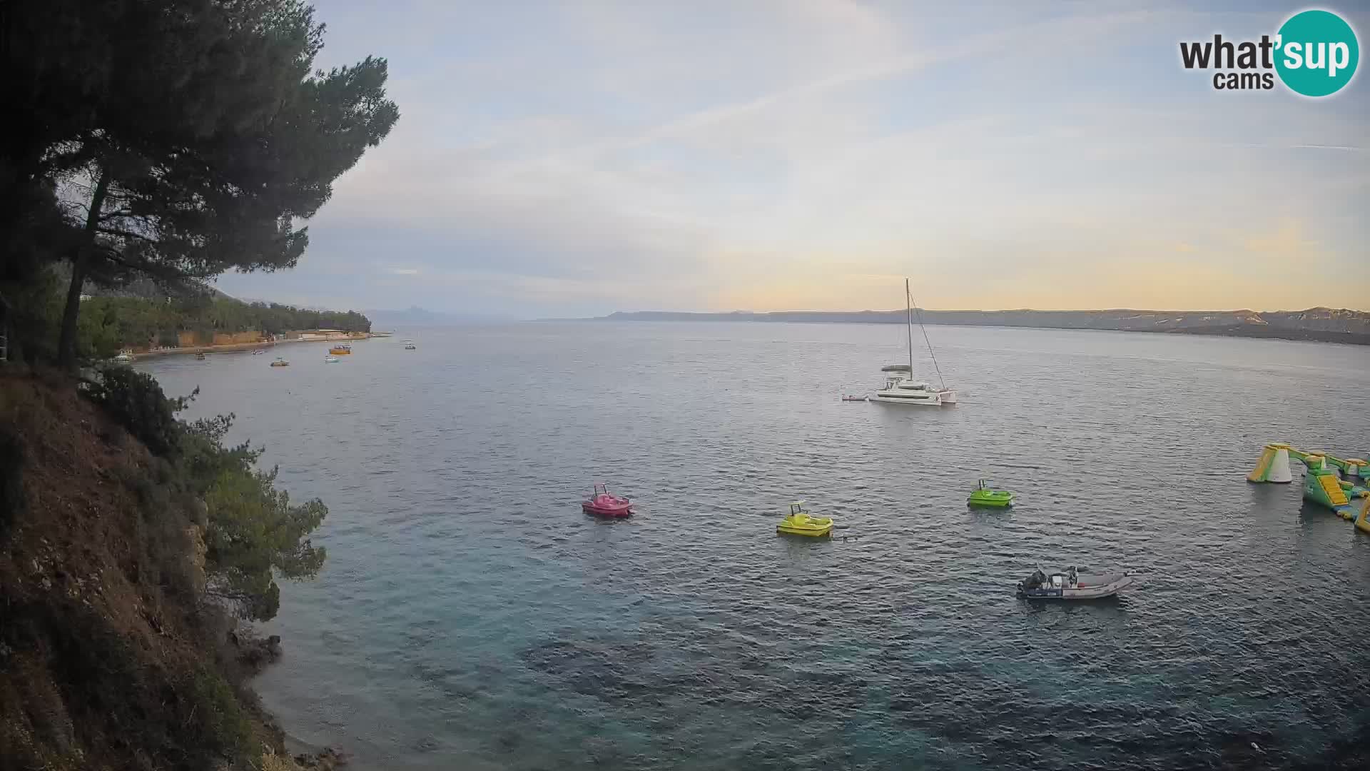 Webcam Strand Potočine Bol – Liveblick auf Borak Beach, Insel Brač