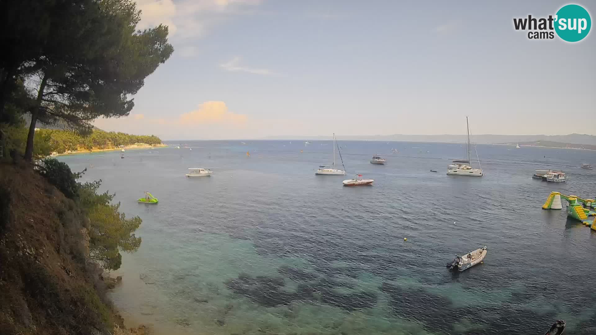 Webcam Strand Potočine Bol – Liveblick auf Borak Beach, Insel Brač