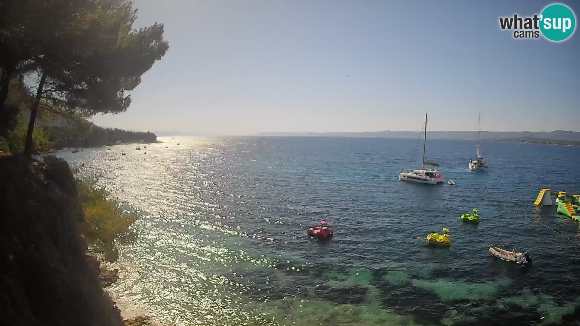 Webcam Potočine Beach Bol – Live View of Borak Beach, Brač Island