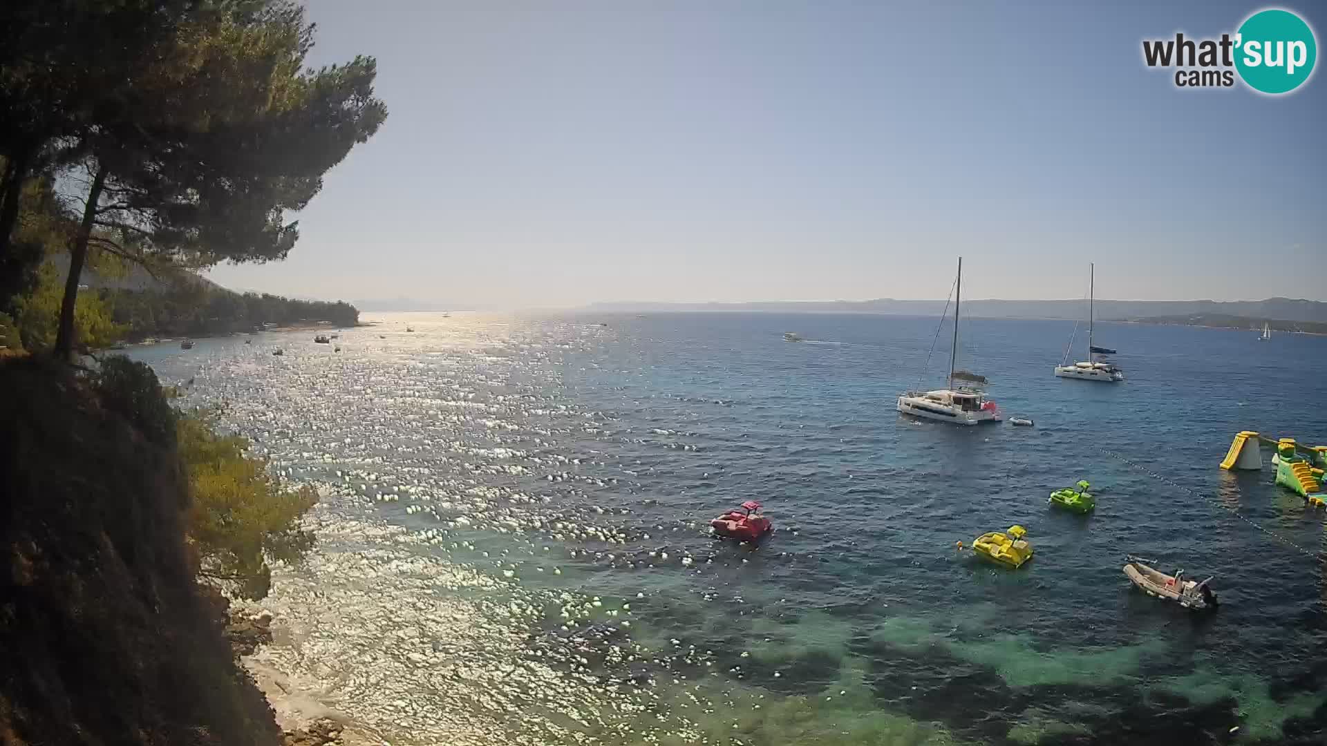 Webcam Potočine Beach Bol – Live View of Borak Beach, Brač Island