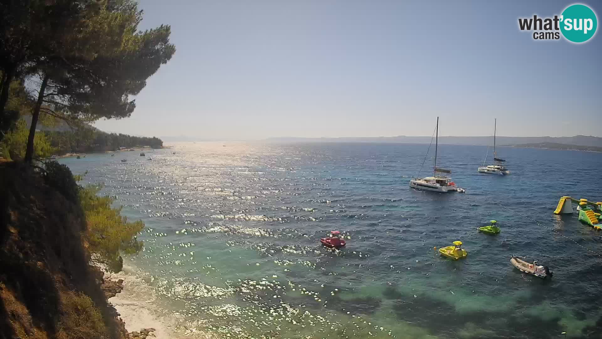 Webcam Potočine Beach Bol – Live View of Borak Beach, Brač Island