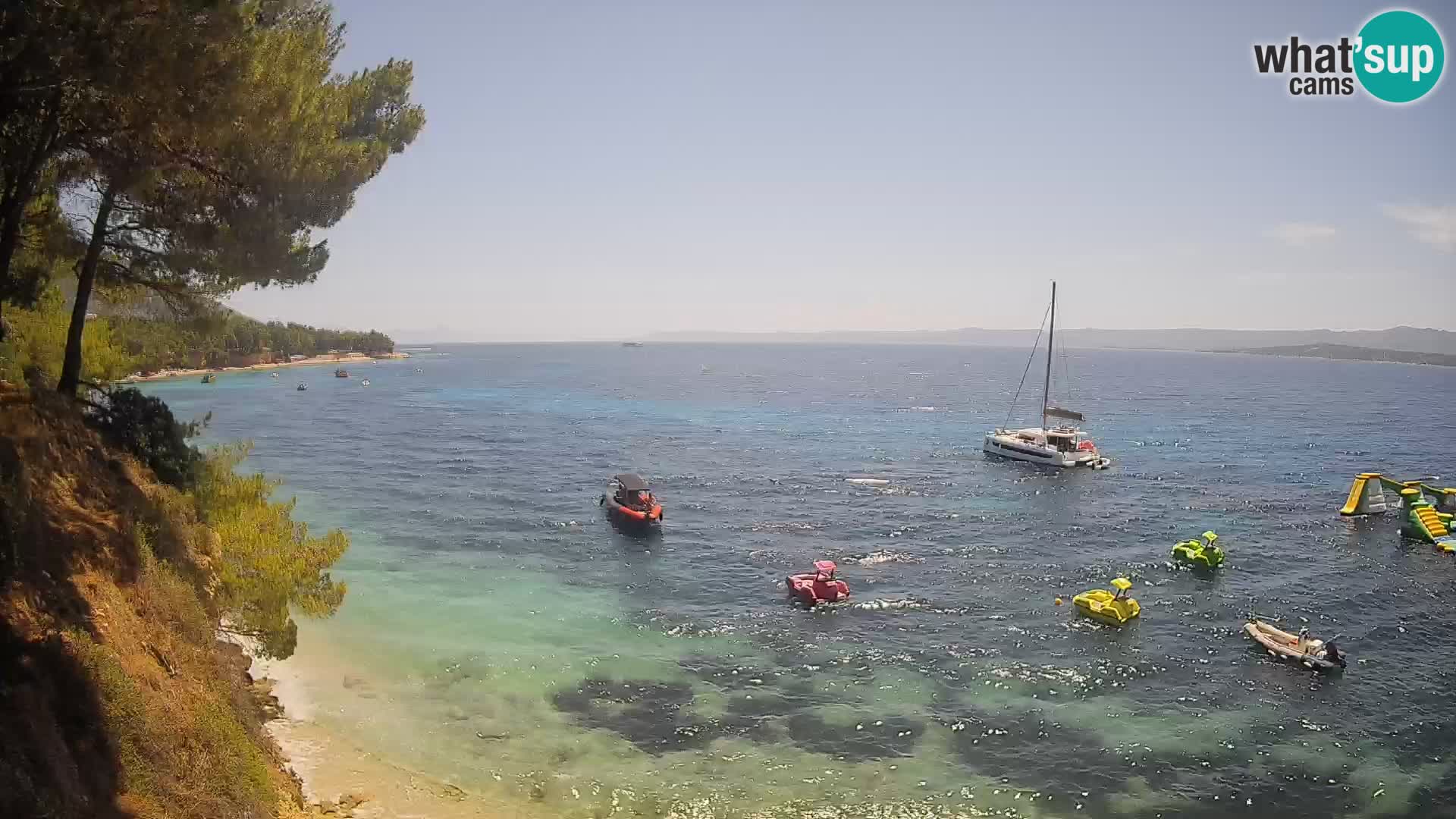 Webcam Potočine Beach Bol – Live View of Borak Beach, Brač Island