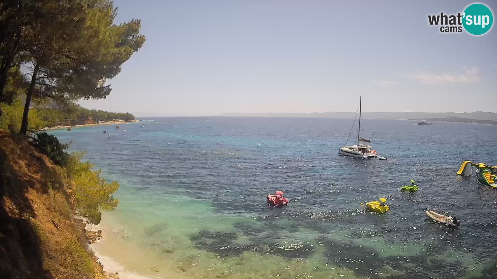 Webcam Potočine Beach Bol – Live View of Borak Beach, Brač Island