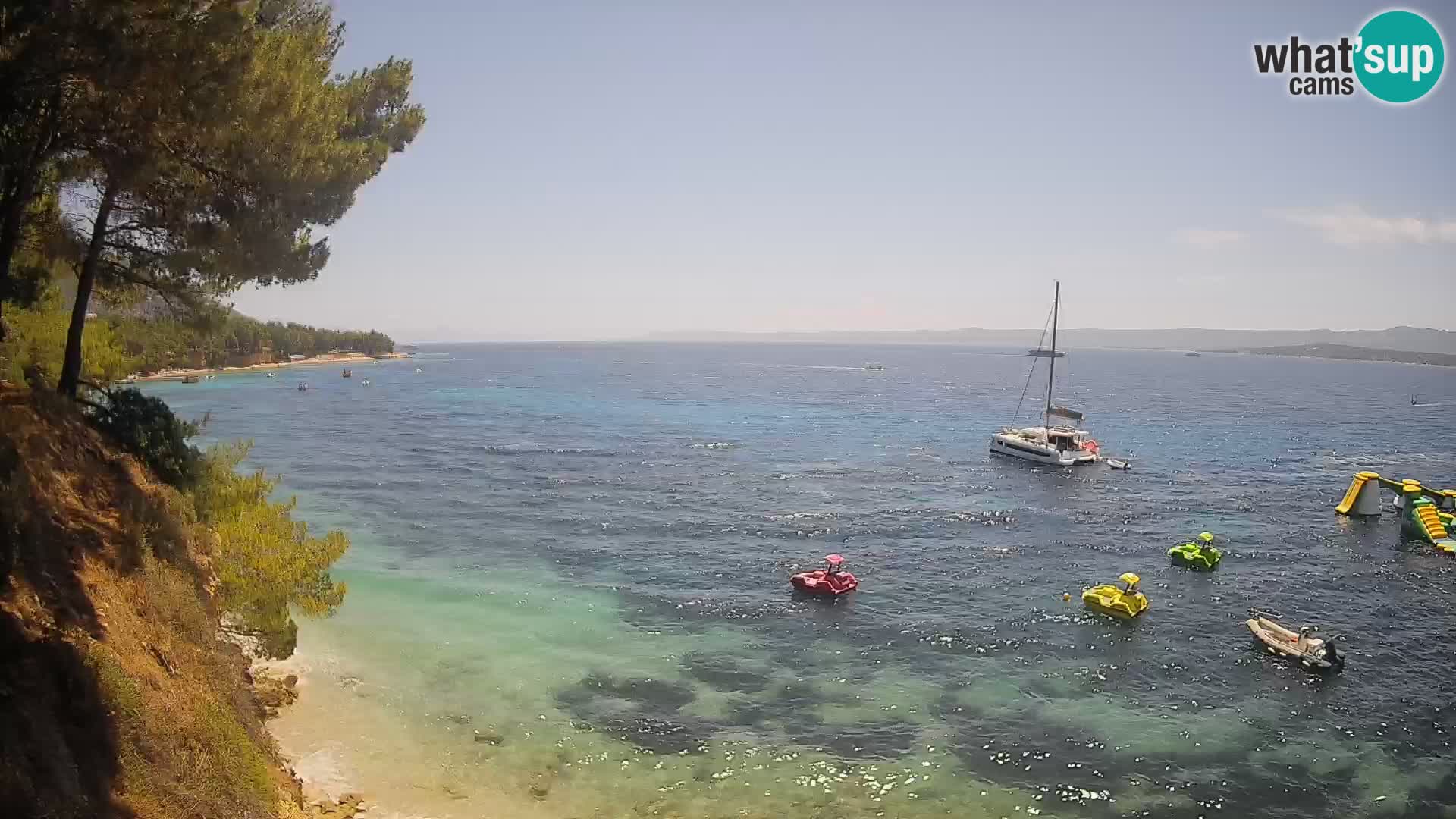 Webcam Potočine Beach Bol – Live View of Borak Beach, Brač Island