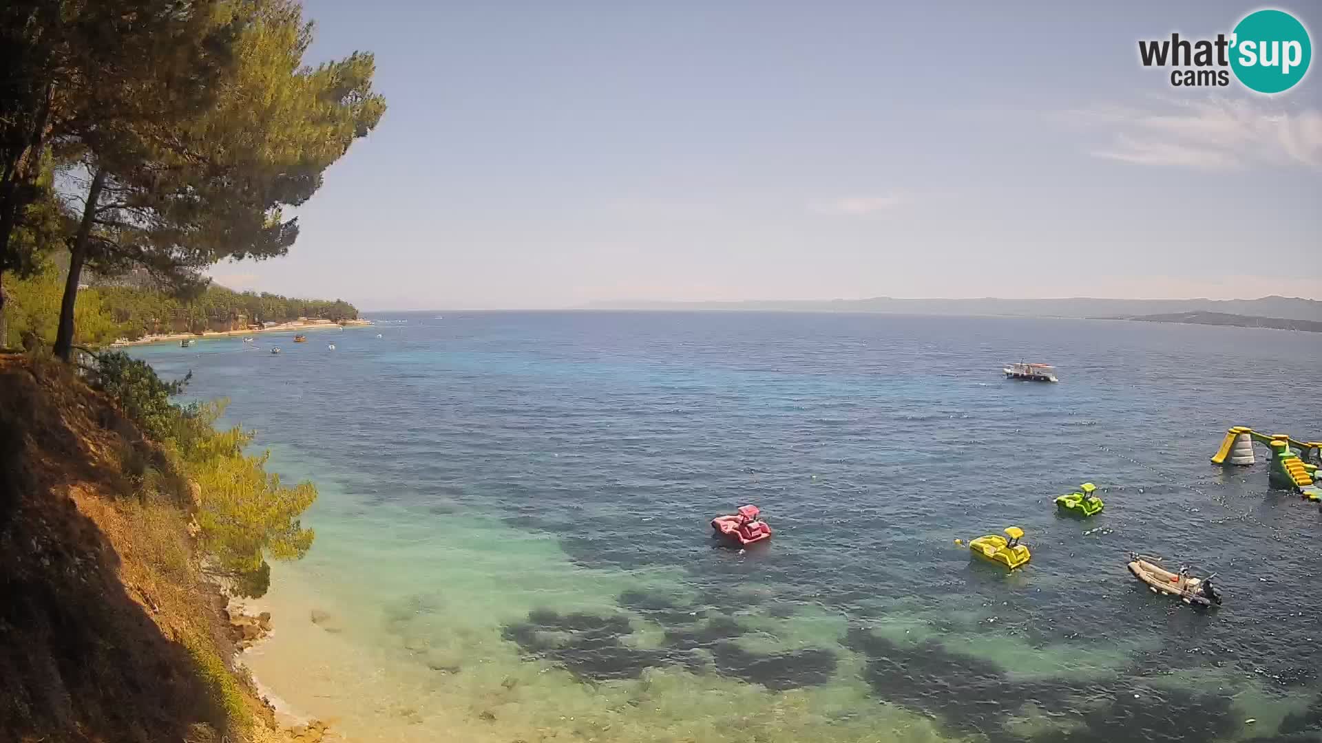Webcam Strand Potočine Bol – Liveblick auf Borak Beach, Insel Brač