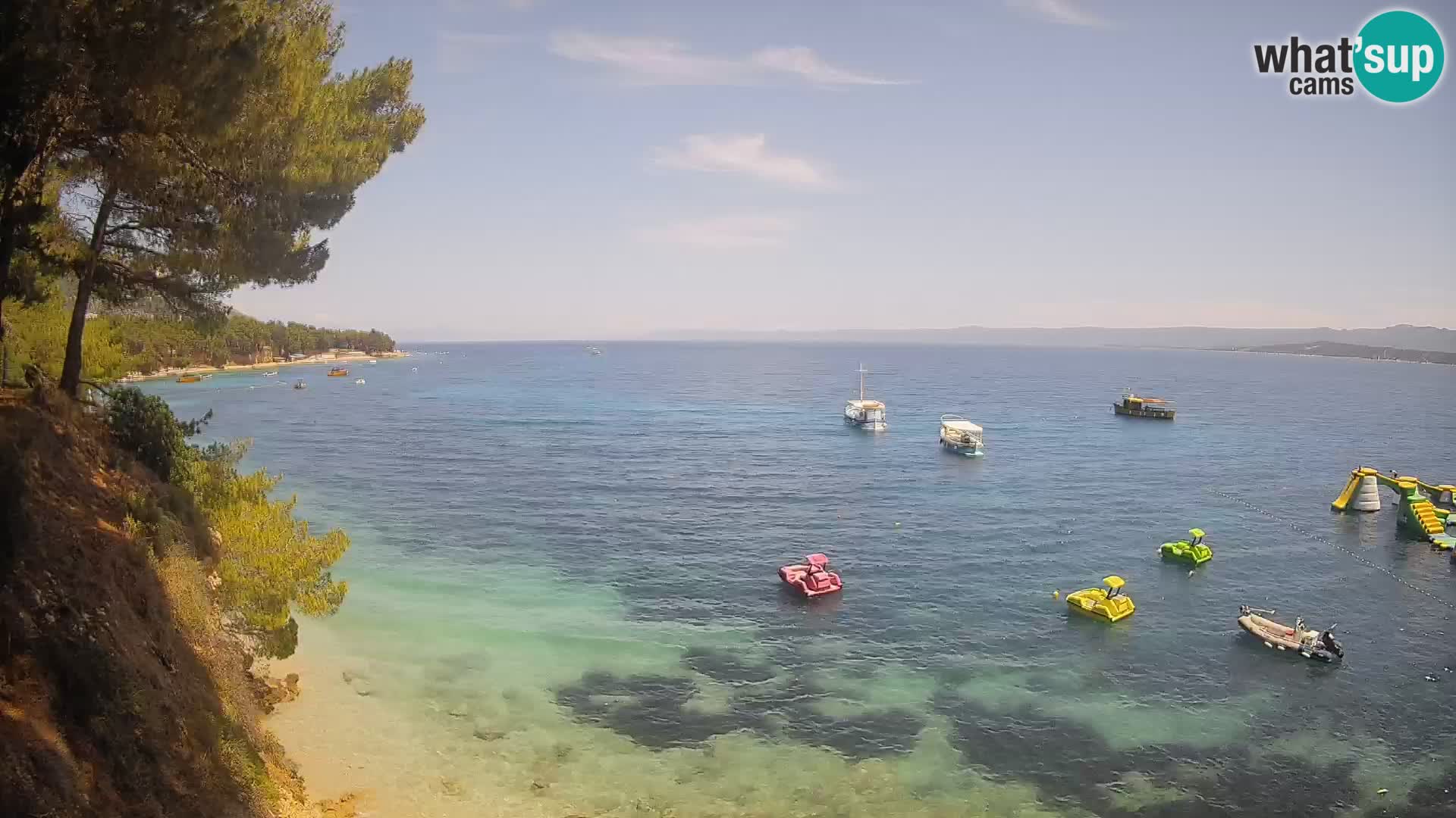Webcam Strand Potočine Bol – Liveblick auf Borak Beach, Insel Brač