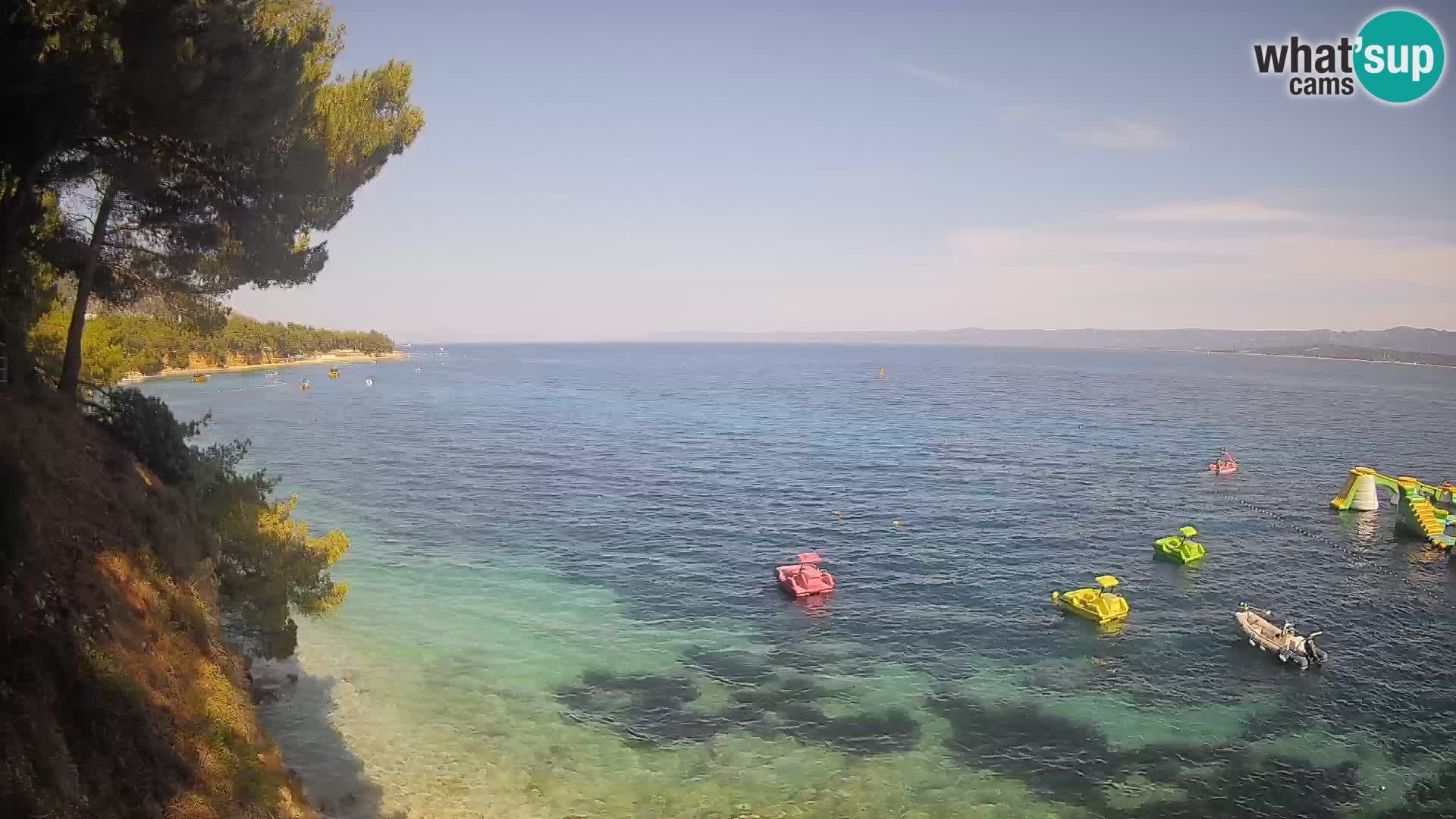 Webcam Strand Potočine Bol – Liveblick auf Borak Beach, Insel Brač