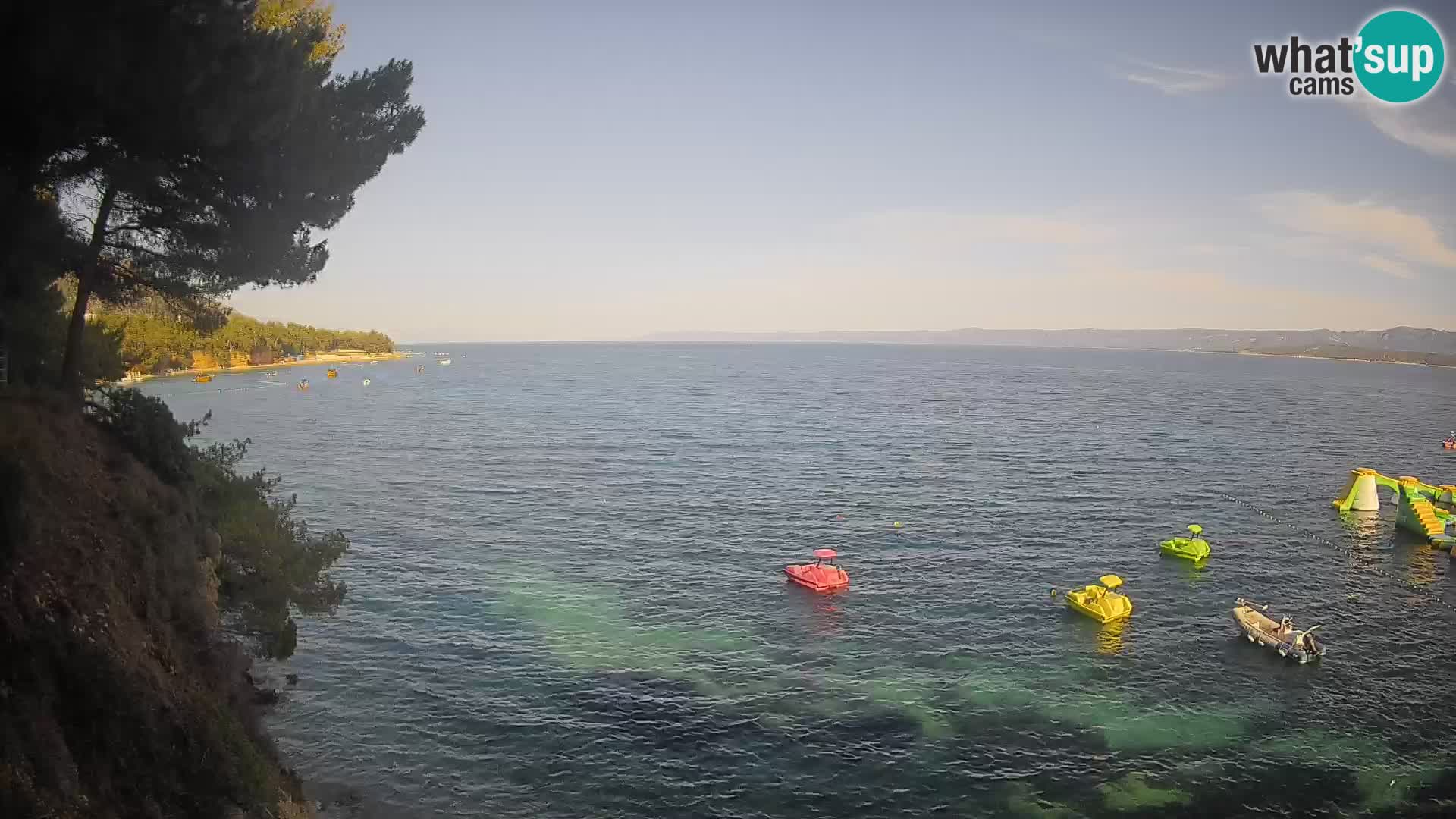 Webcam Strand Potočine Bol – Liveblick auf Borak Beach, Insel Brač