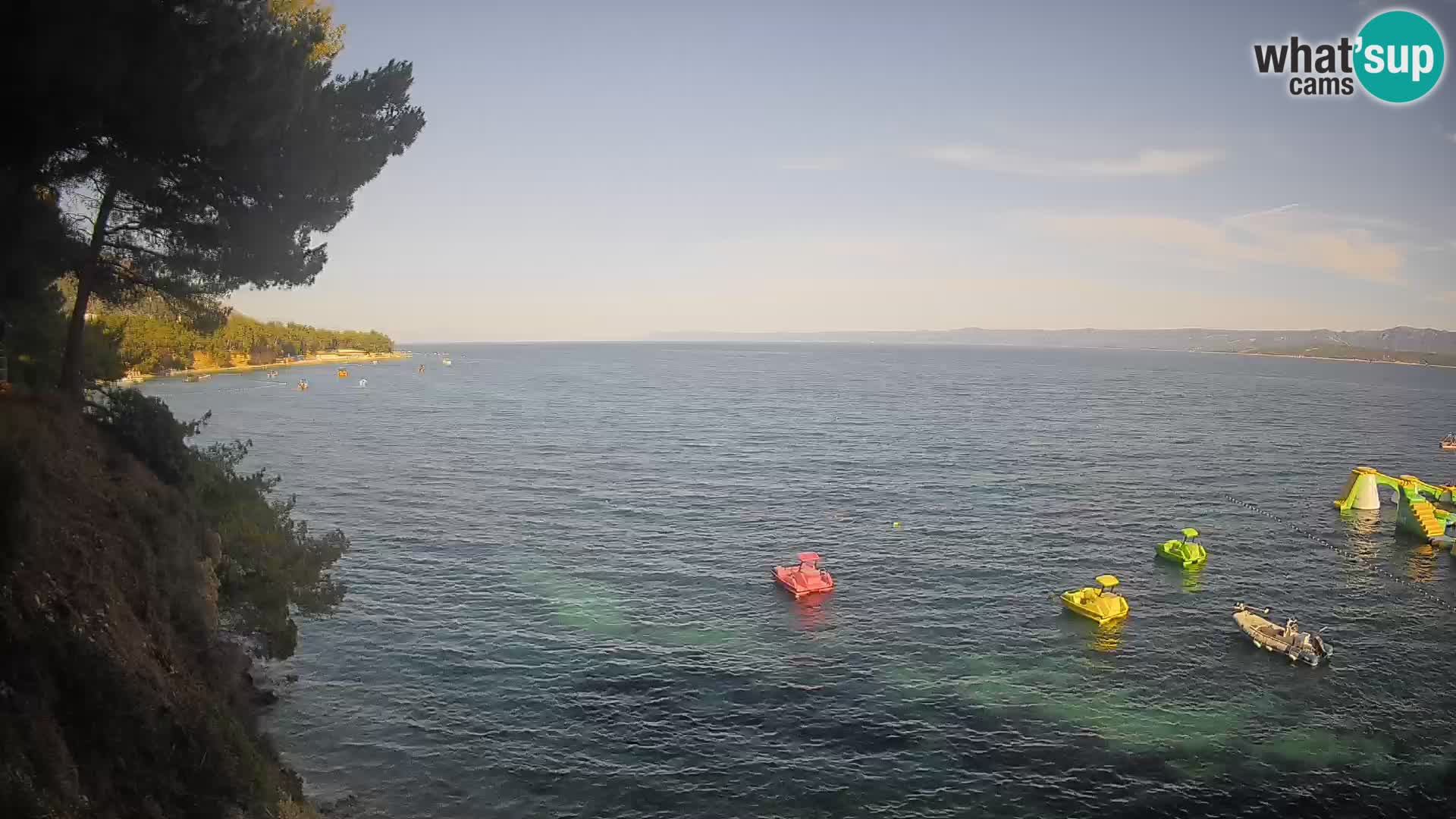 Web kamera Potočine Bol – Pogled uživo na plažu Borak, otok Brač