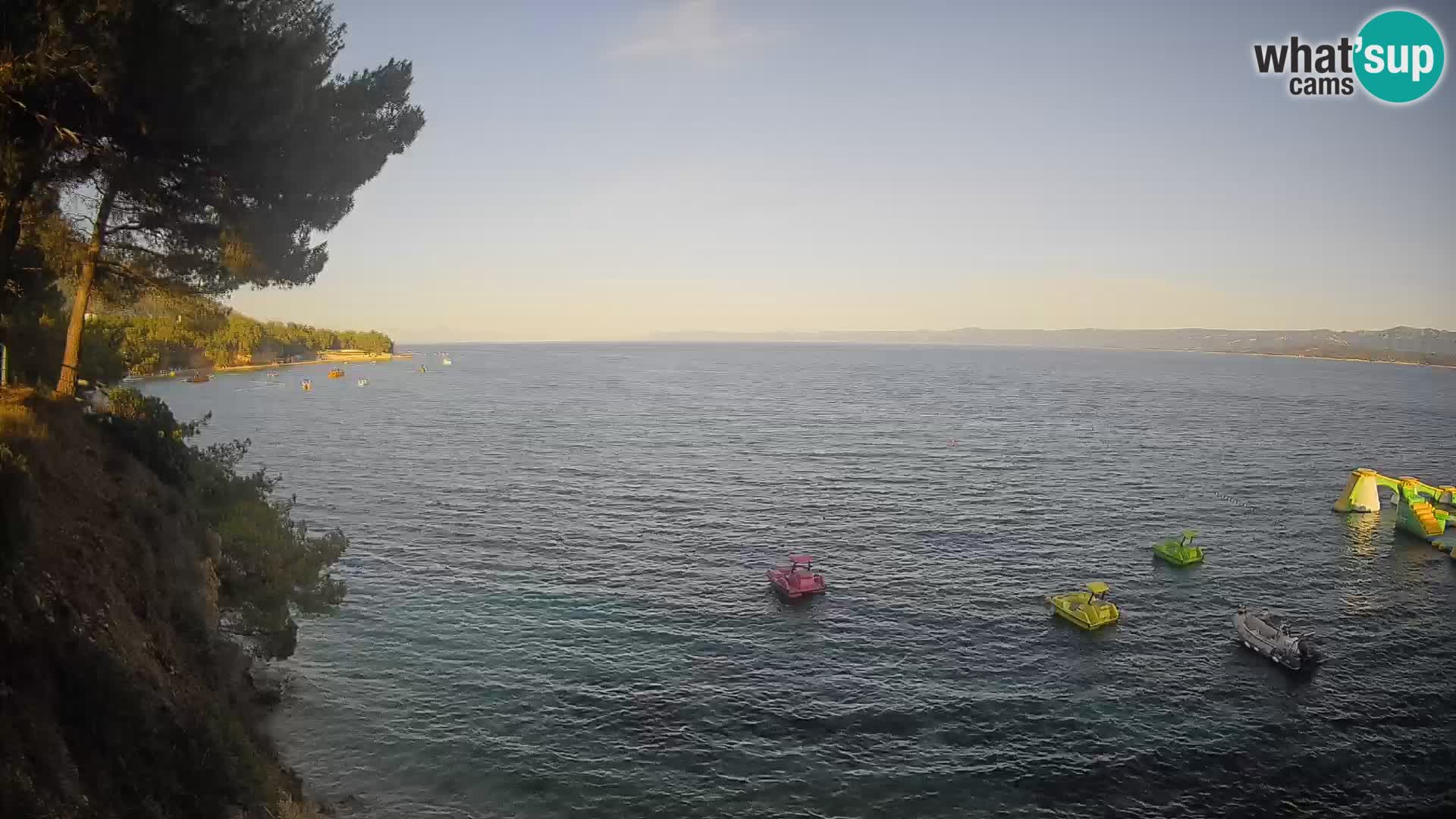 Webcam plage Potočine Bol – Vue en direct sur Borak Beach, île de Brač