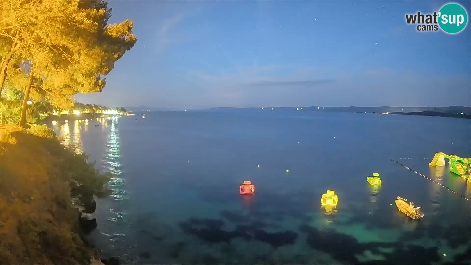 Webcam Playa Potočine Bol – Vista en vivo de Borak Beach, Isla de Brač