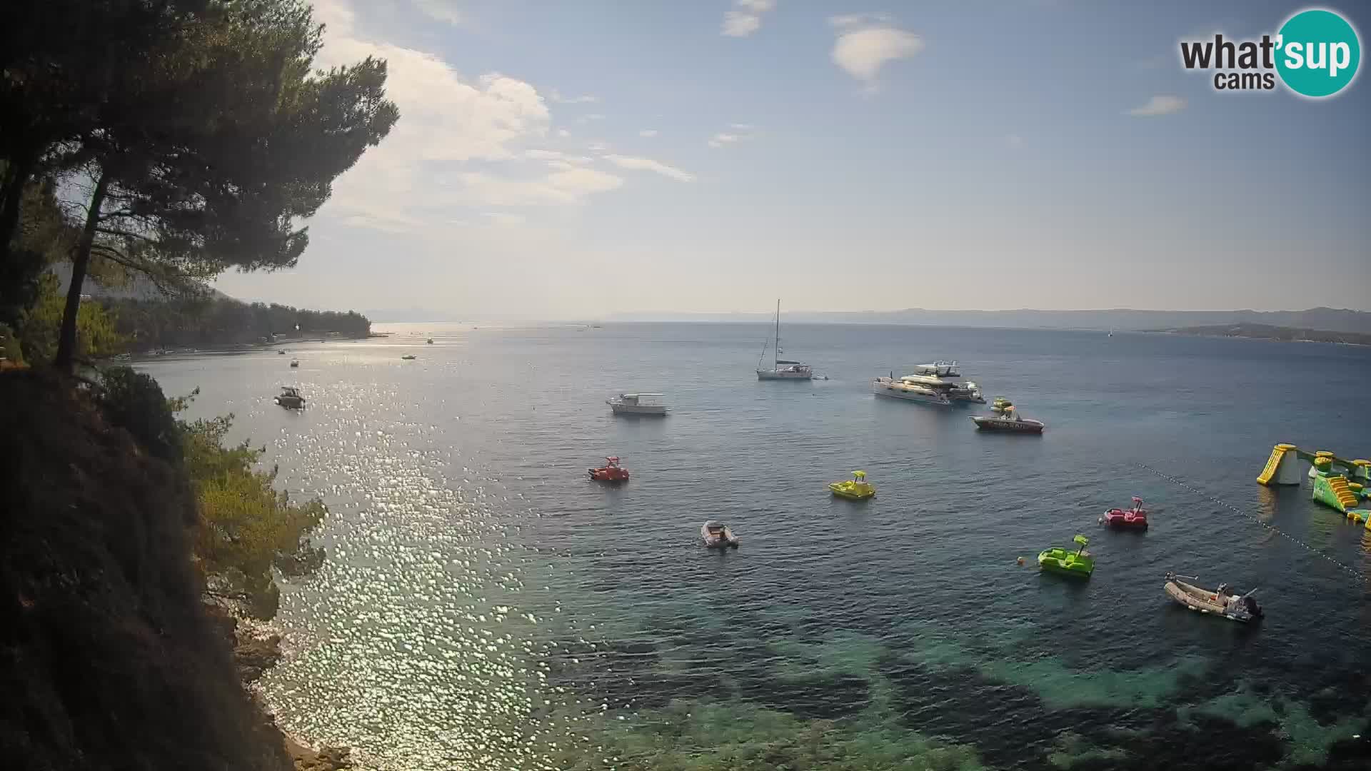 Webcam Potočine Beach Bol – Live View of Borak Beach, Brač Island