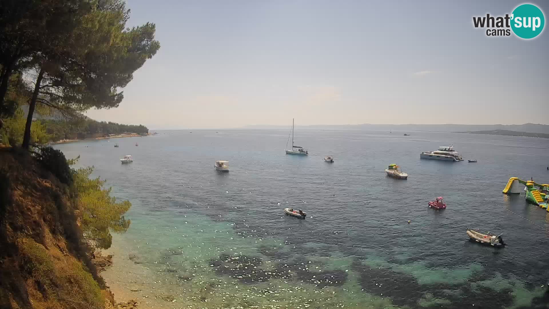 Webcam Strand Potočine Bol – Liveblick auf Borak Beach, Insel Brač