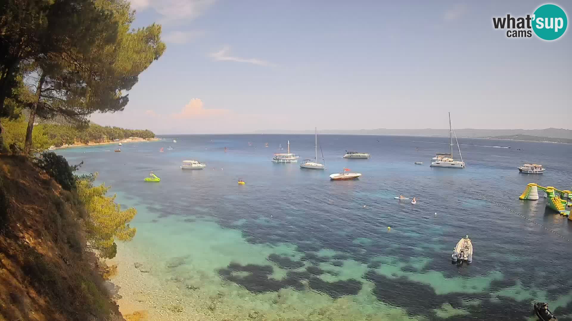 Webcam Potočine Beach Bol – Live View of Borak Beach, Brač Island