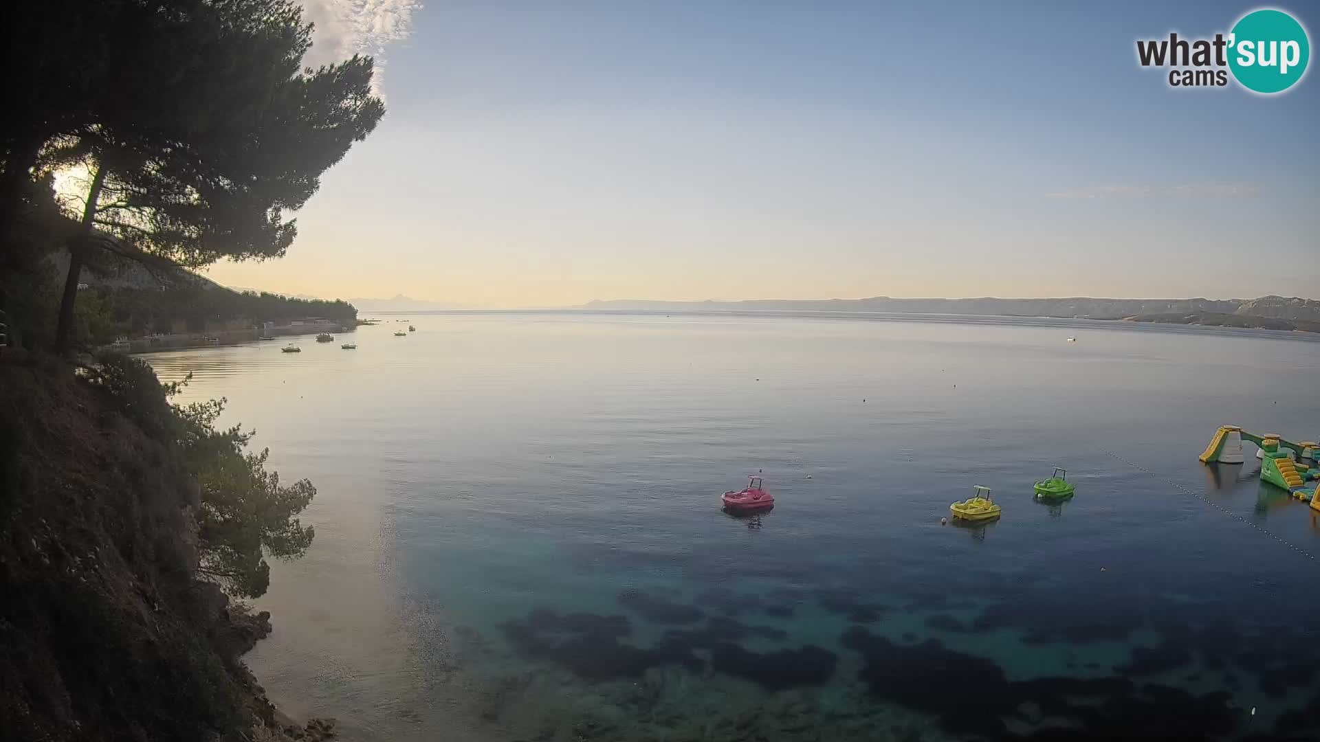 Webcam Potočine Beach Bol – Live View of Borak Beach, Brač Island