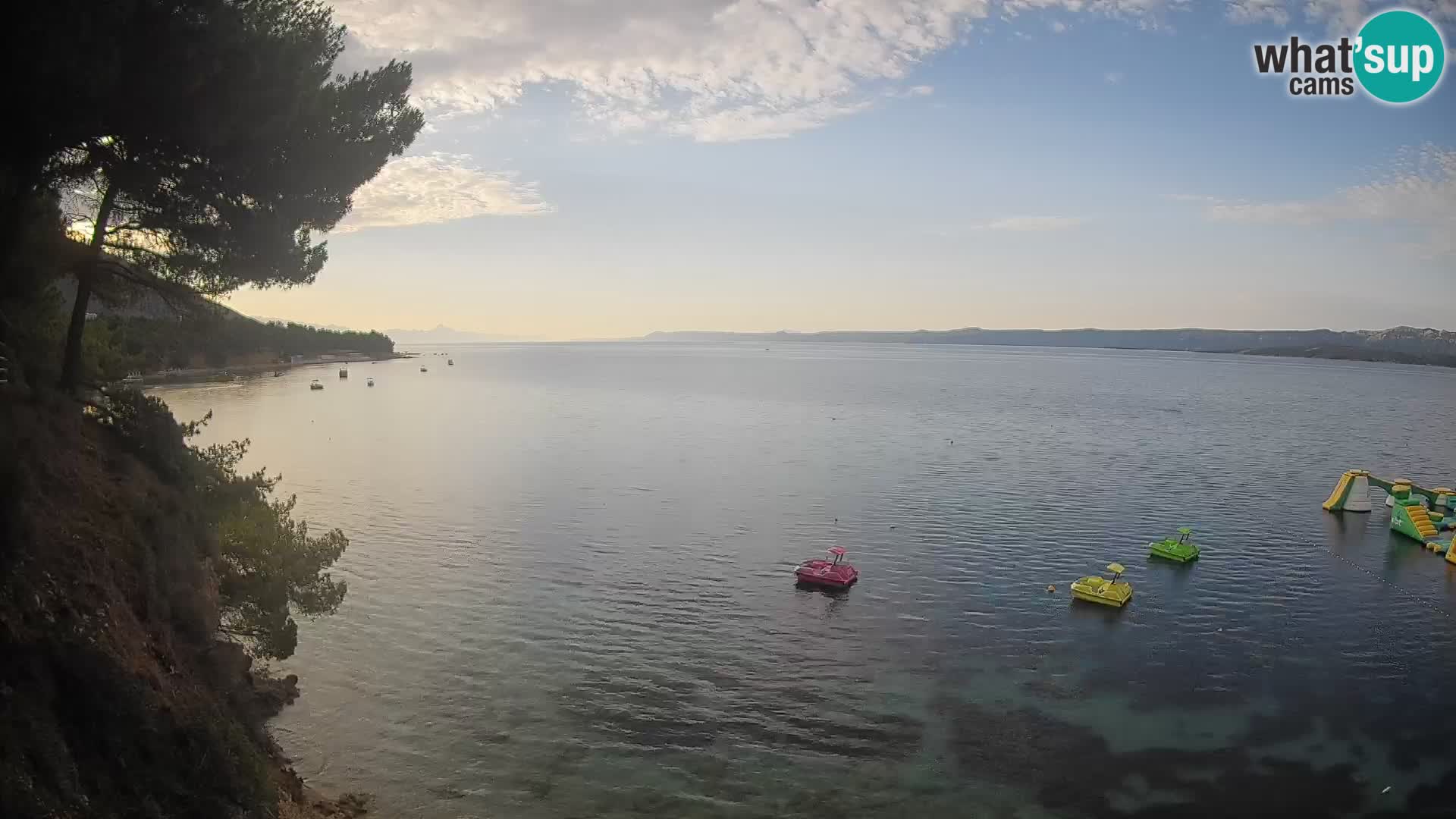 Webcam plage Potočine Bol – Vue en direct sur Borak Beach, île de Brač