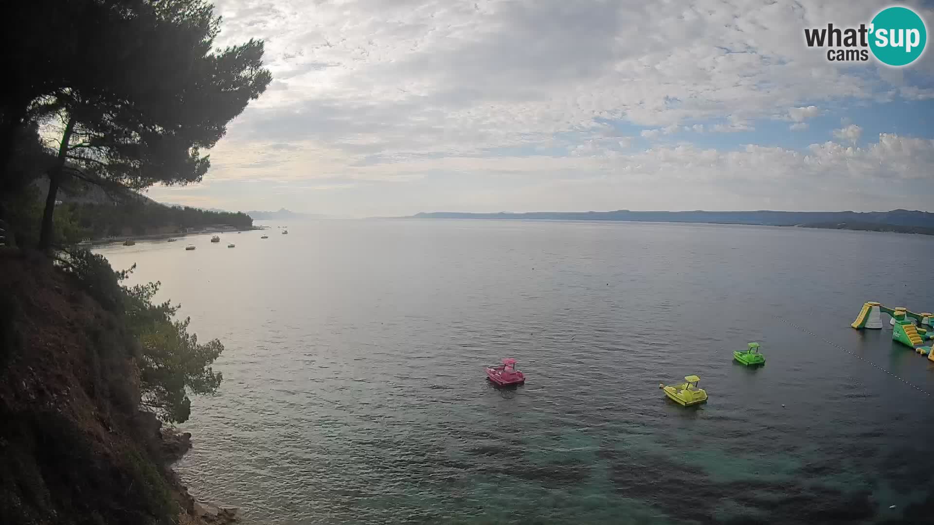 Webcam Potočine Beach Bol – Live View of Borak Beach, Brač Island