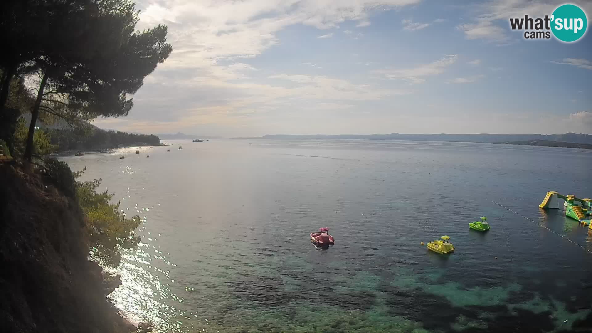 Webcam Potočine Beach Bol – Live View of Borak Beach, Brač Island