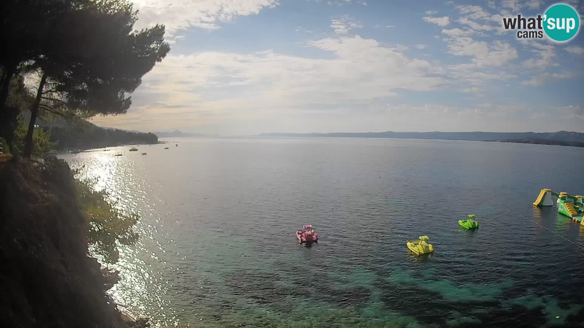 Webcam Potočine Beach Bol – Live View of Borak Beach, Brač Island