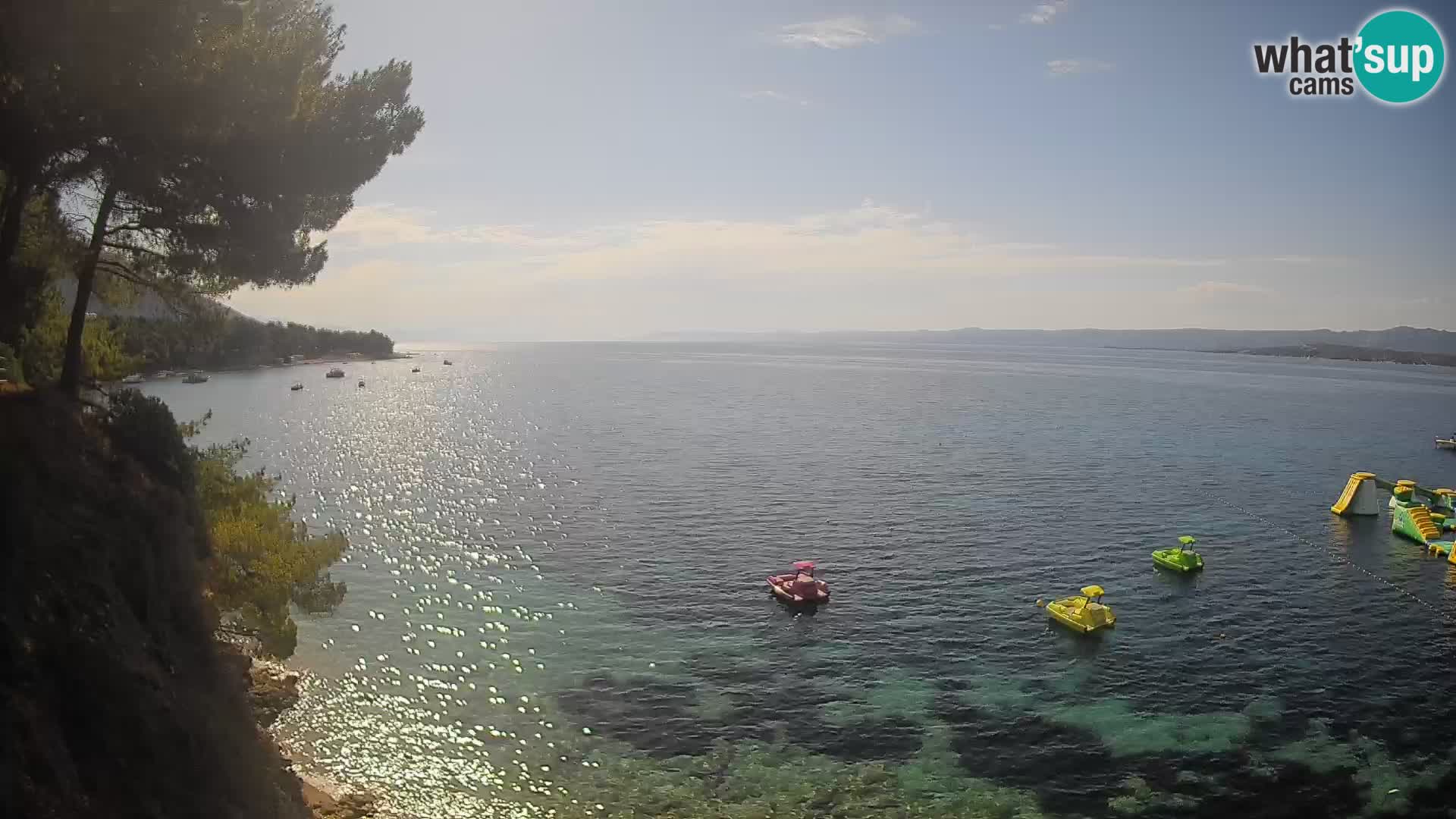 Webcam Playa Potočine Bol – Vista en vivo de Borak Beach, Isla de Brač