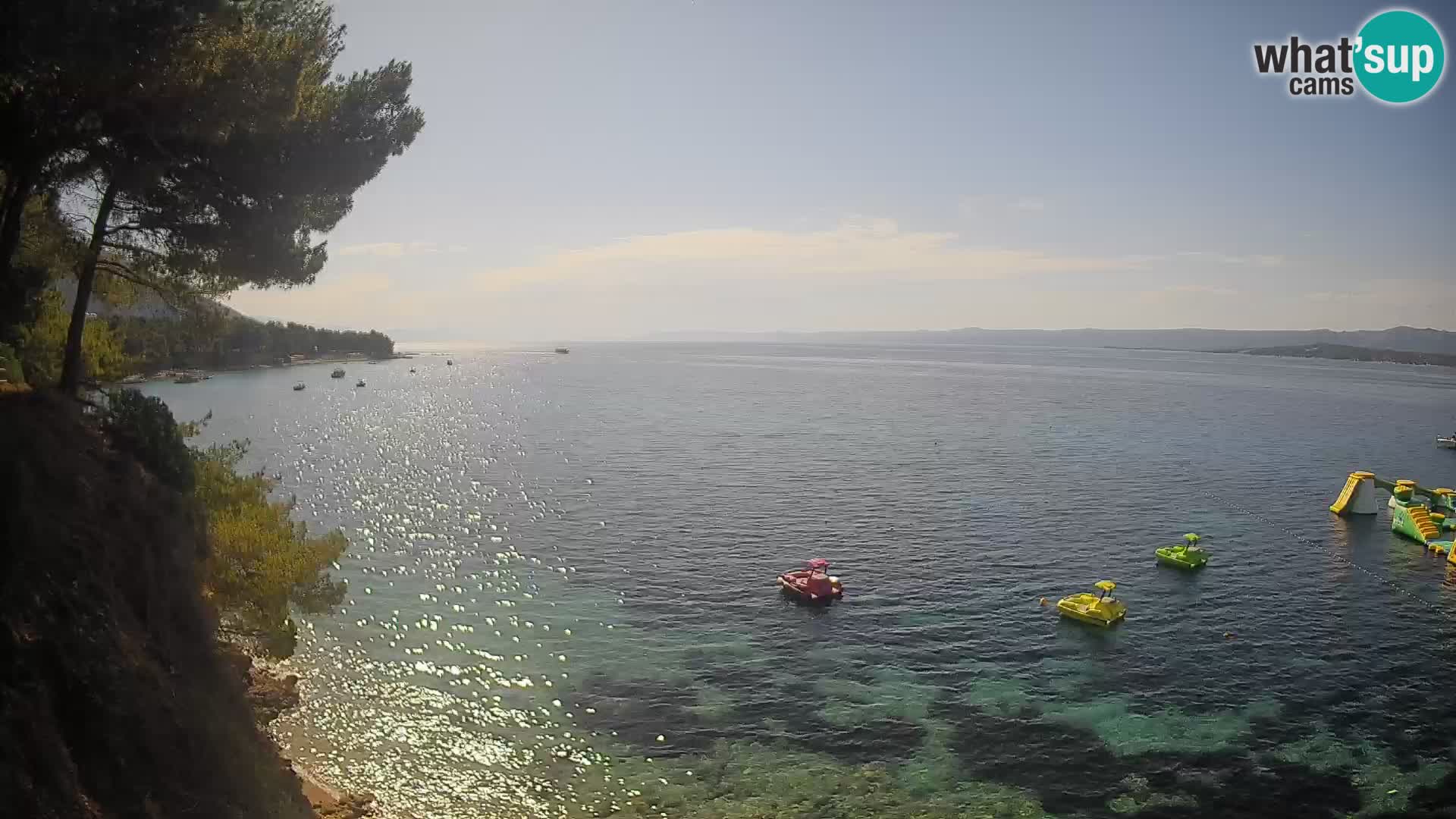 Webcam Potočine Beach Bol – Live View of Borak Beach, Brač Island