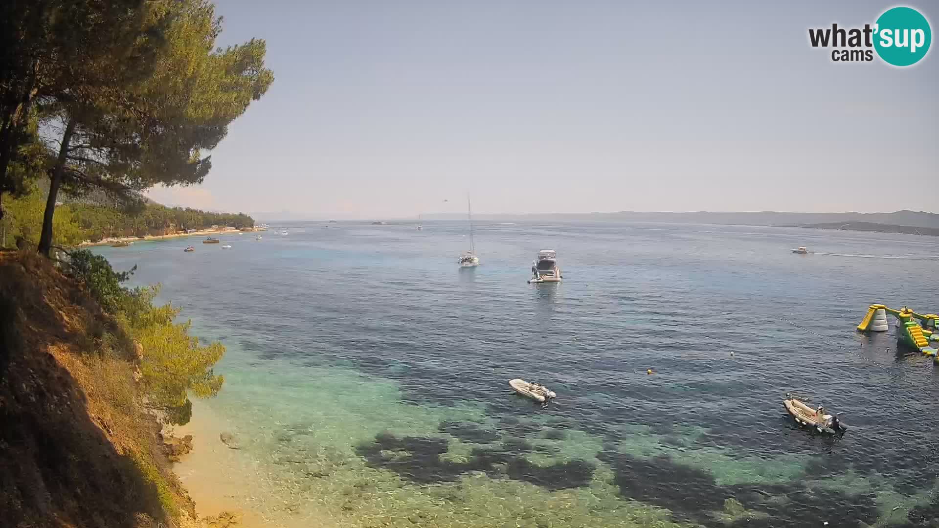 Webcam Potočine Beach Bol – Live View of Borak Beach, Brač Island