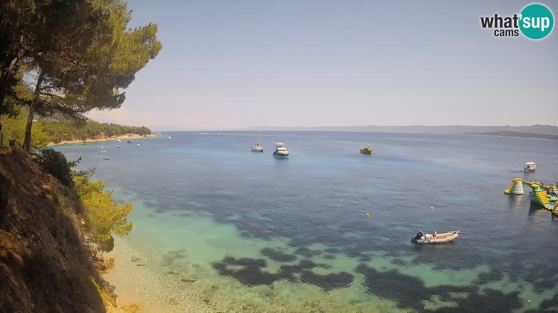 Webcam Potočine Beach Bol – Live View of Borak Beach, Brač Island