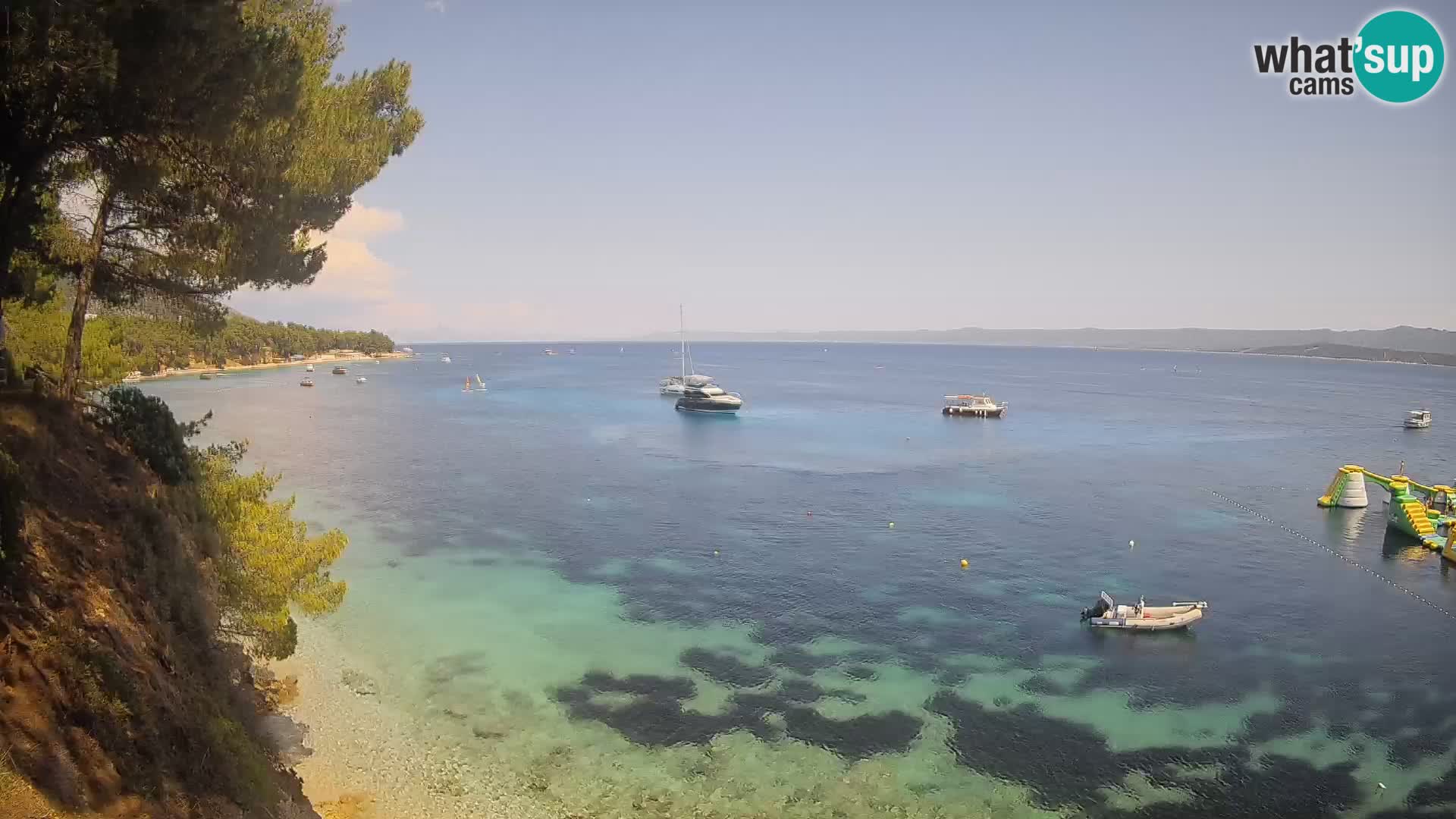 Webcam Potočine Beach Bol – Live View of Borak Beach, Brač Island