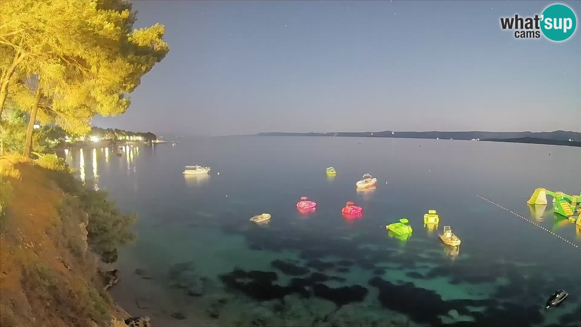 Webcam Potočine Beach Bol – Live View of Borak Beach, Brač Island