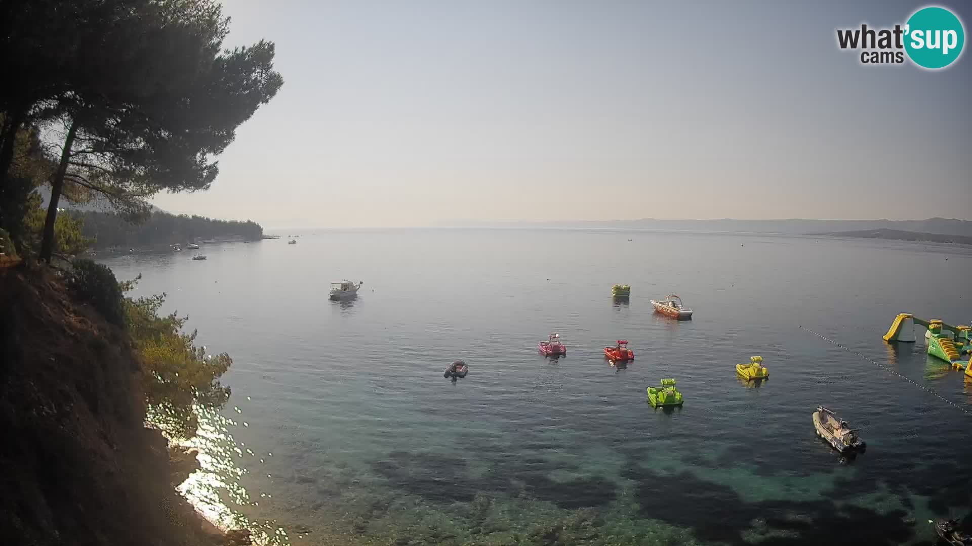 Webcam Strand Potočine Bol – Liveblick auf Borak Beach, Insel Brač