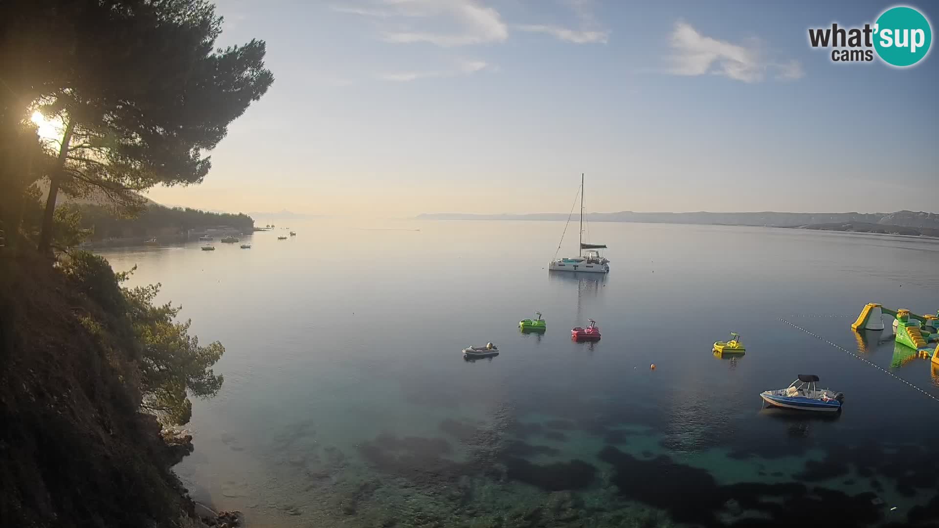 Webcam Potočine Beach Bol – Live View of Borak Beach, Brač Island
