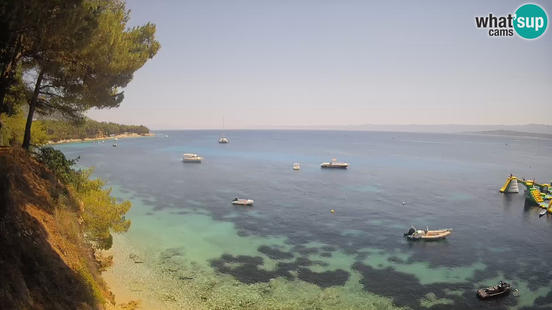 Webcam Potočine Beach Bol – Live View of Borak Beach, Brač Island