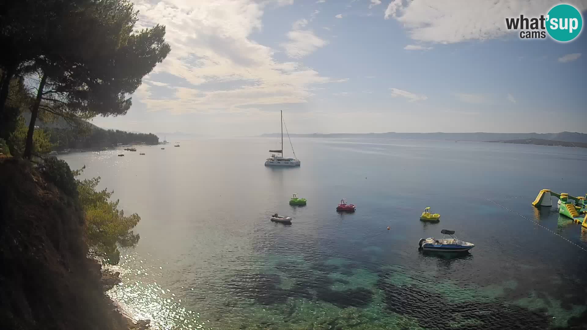 Webcam Playa Potočine Bol – Vista en vivo de Borak Beach, Isla de Brač