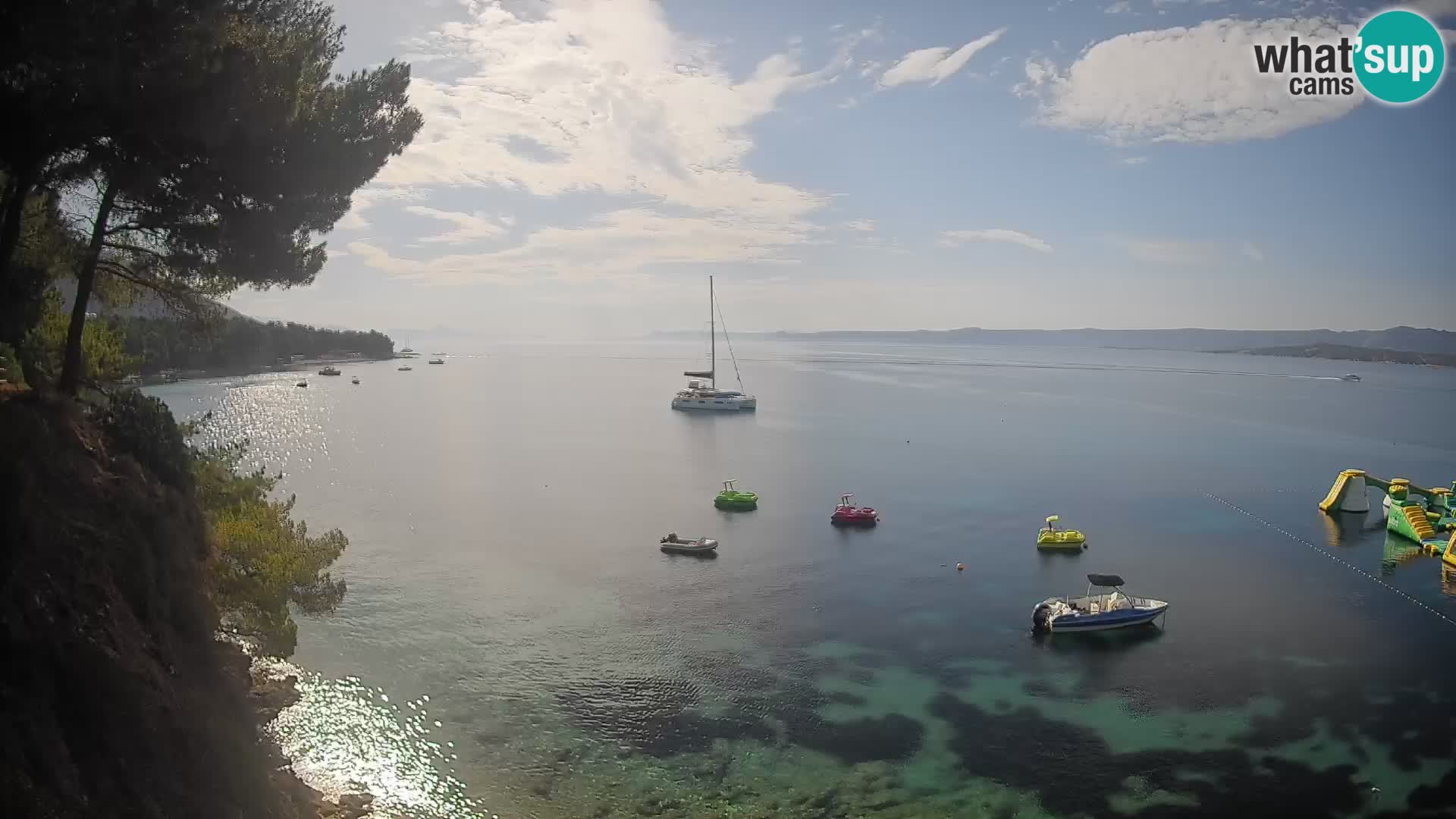 Webcam Playa Potočine Bol – Vista en vivo de Borak Beach, Isla de Brač