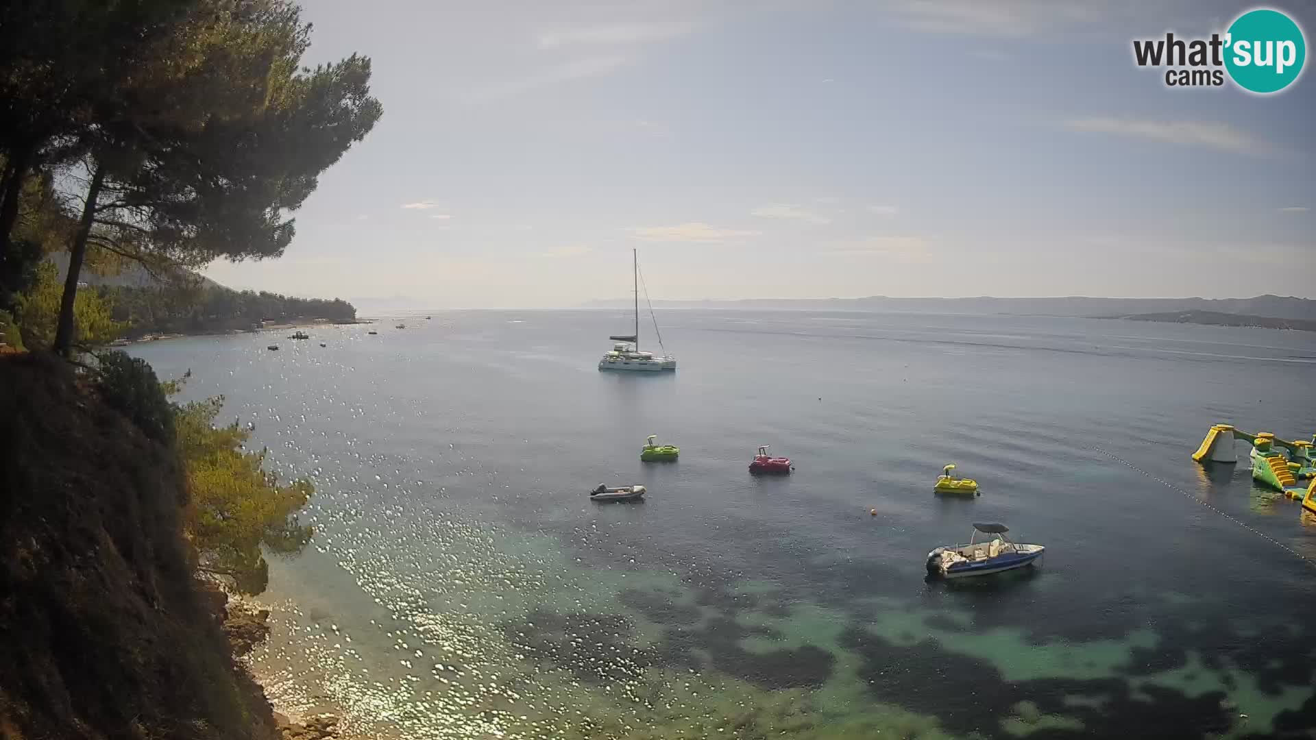 Webcam Potočine Beach Bol – Live View of Borak Beach, Brač Island