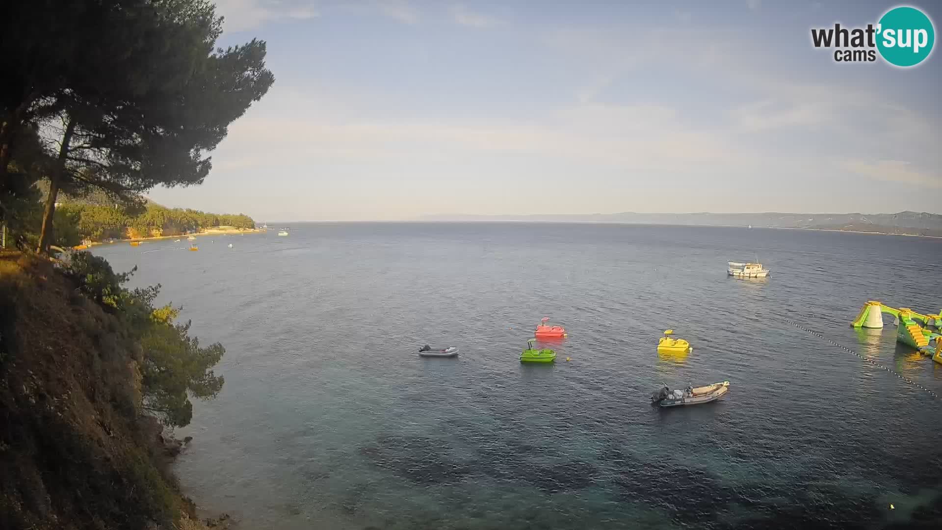 Webcam Playa Potočine Bol – Vista en vivo de Borak Beach, Isla de Brač
