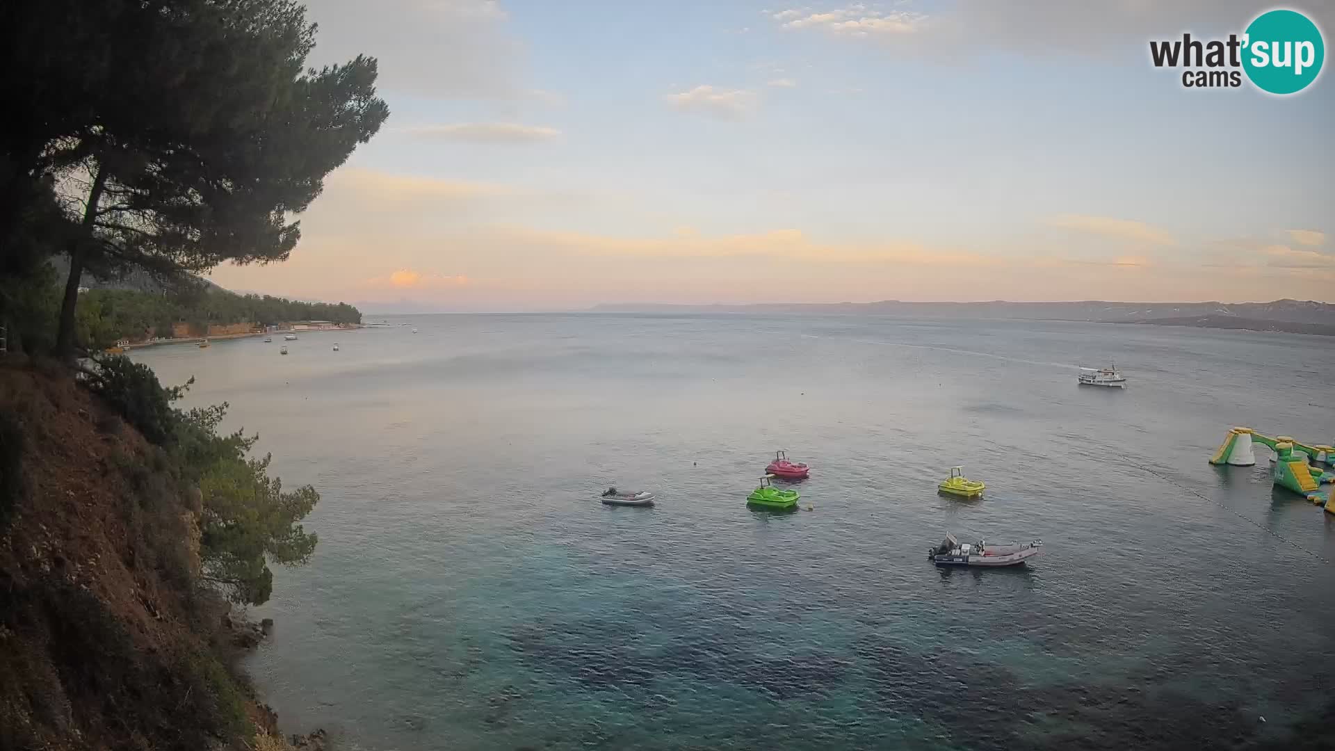 Webcam Playa Potočine Bol – Vista en vivo de Borak Beach, Isla de Brač