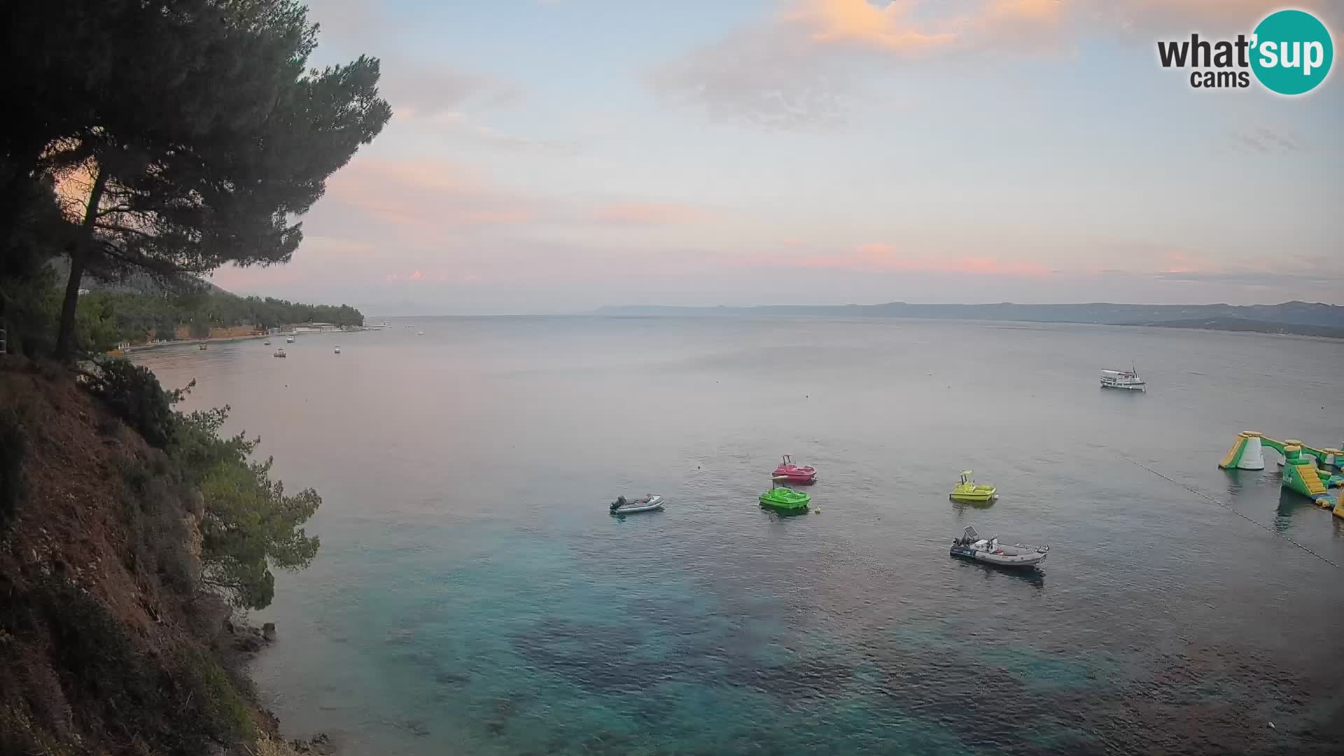 Webcam Playa Potočine Bol – Vista en vivo de Borak Beach, Isla de Brač