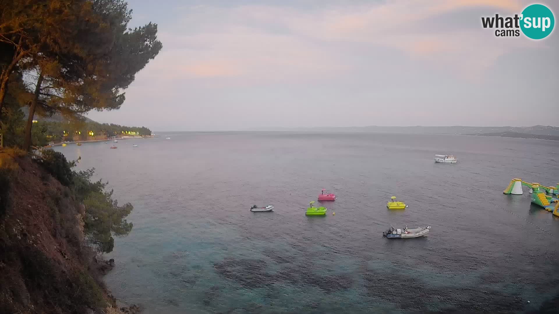 Webcam Strand Potočine Bol – Liveblick auf Borak Beach, Insel Brač