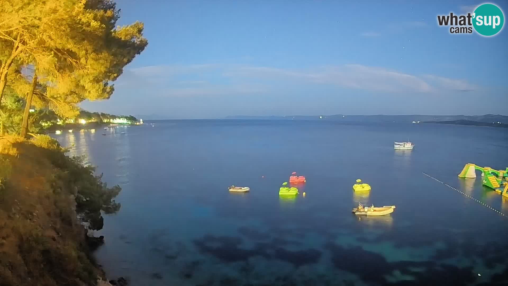 Webcam Playa Potočine Bol – Vista en vivo de Borak Beach, Isla de Brač