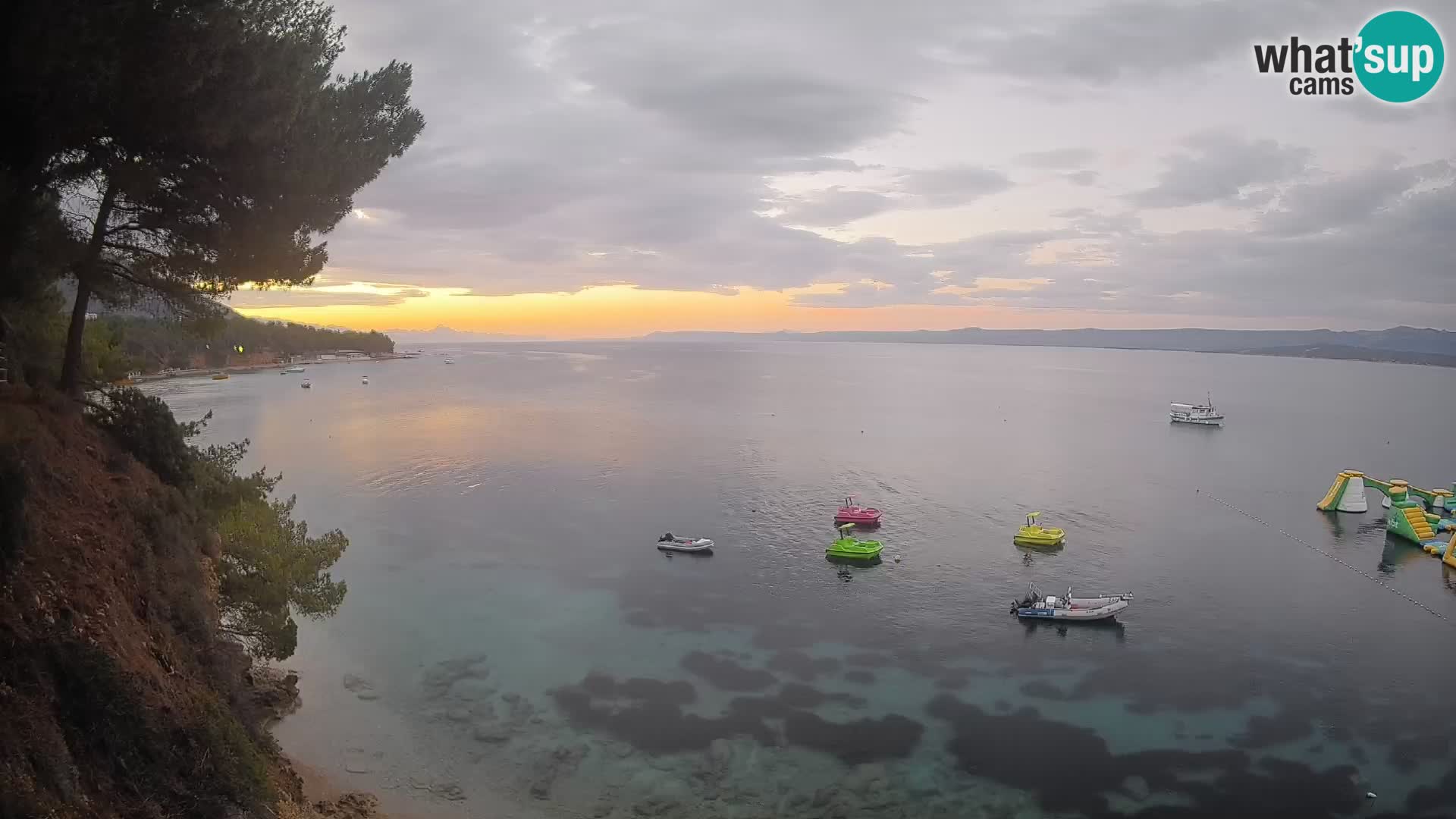 Webcam Potočine Beach Bol – Live View of Borak Beach, Brač Island